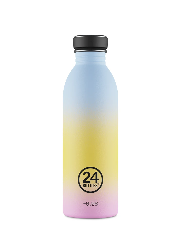 Trinkflasche aus Edelstahl 500 ml, , Schatten der Morgendämmerung personalisierbar, Urban Bottle Aurora - 24Bottles