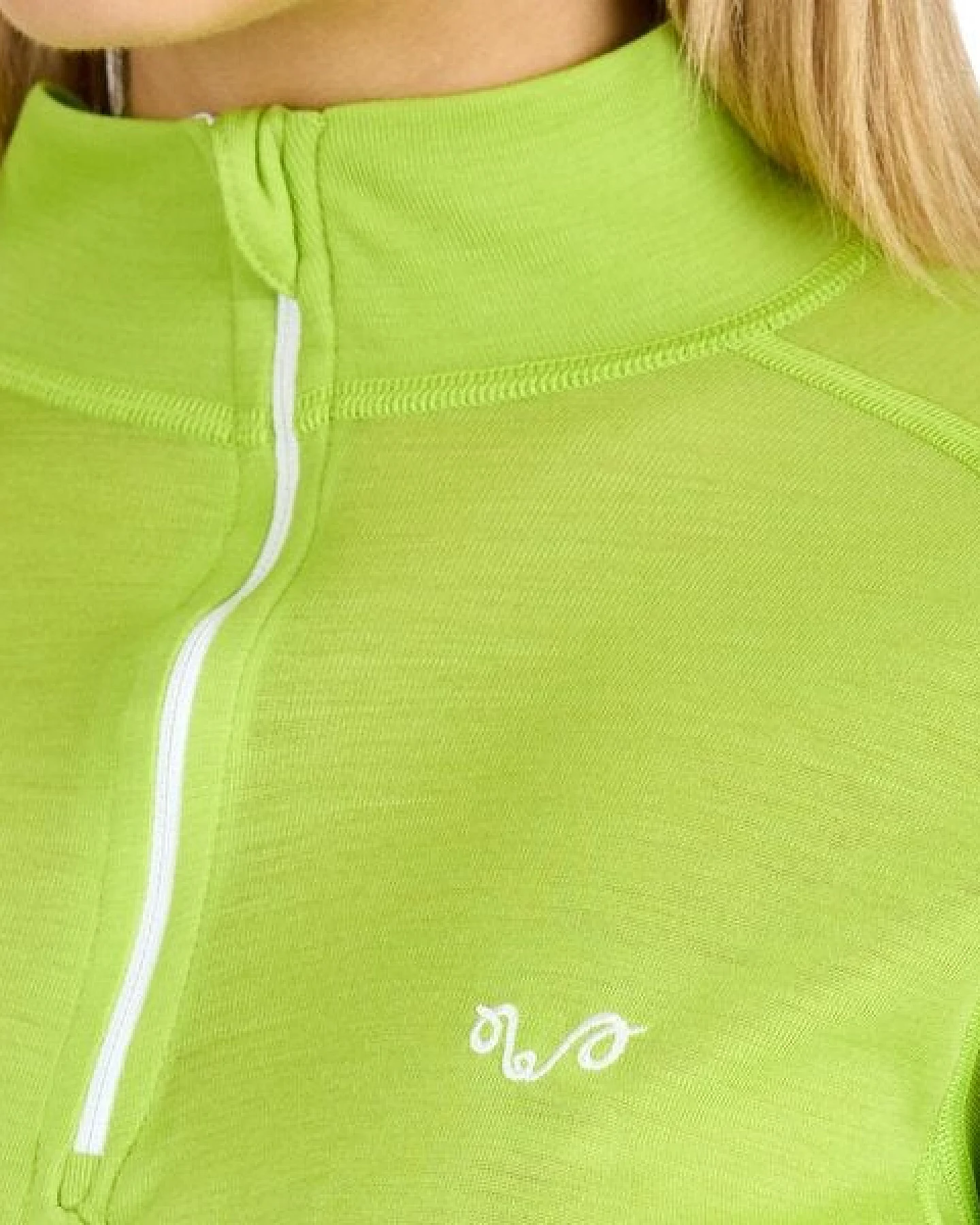 Woolona Merino Langarmshirt Damen - VEGA - 100% Merinowolle (Zip) – Ansicht 2