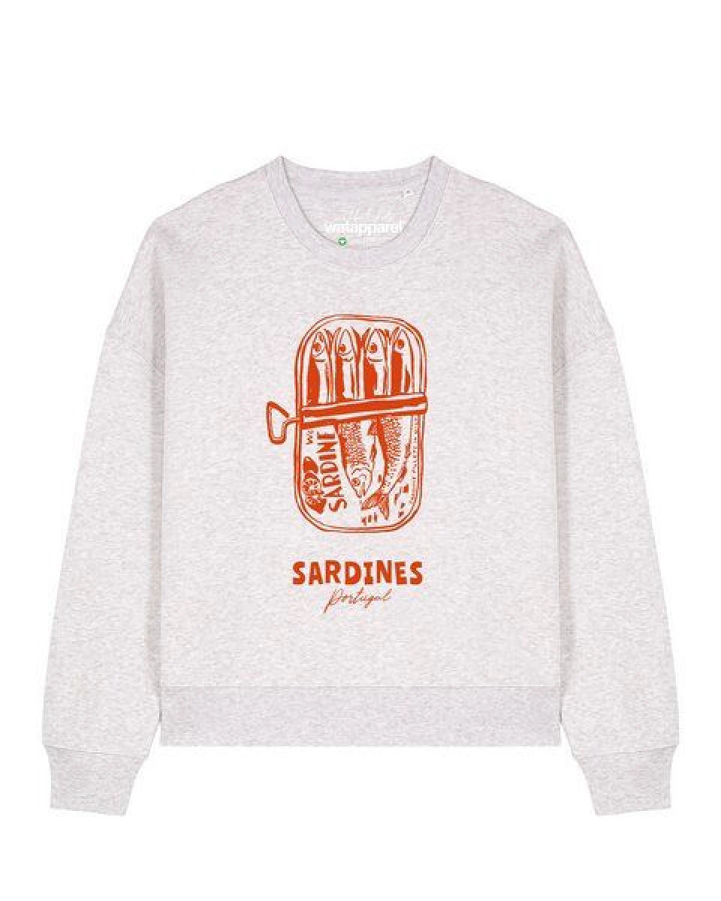 watapparel Sweatshirt Frauen Sardines Portugal – Ansicht 2