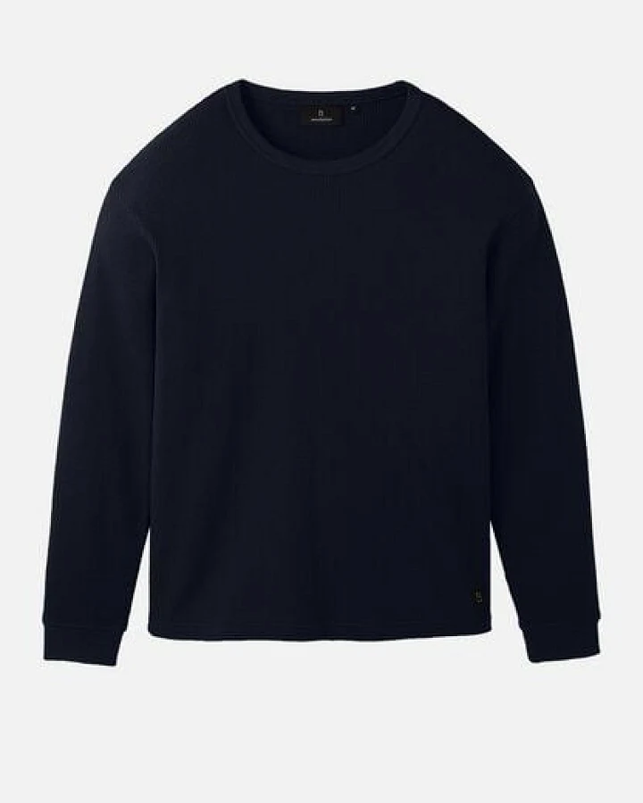 Herren Longsleeve aus Bio-Baumwolle - LARKSPUR - recolution