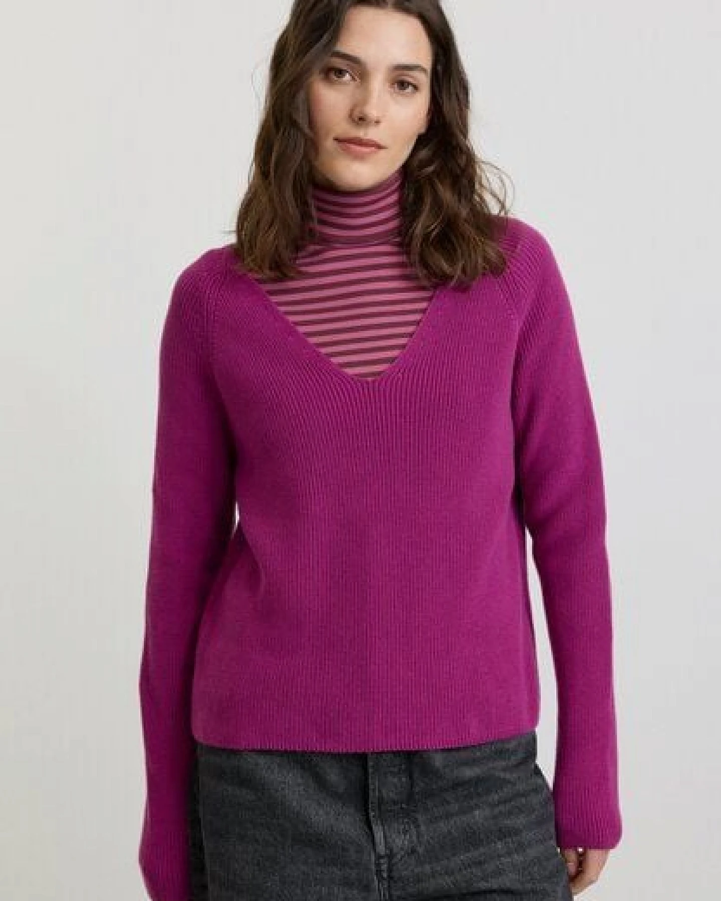 Damen Strickpullover aus Bio-Baumwolle - ARUGULA - recolution – Ansicht 2