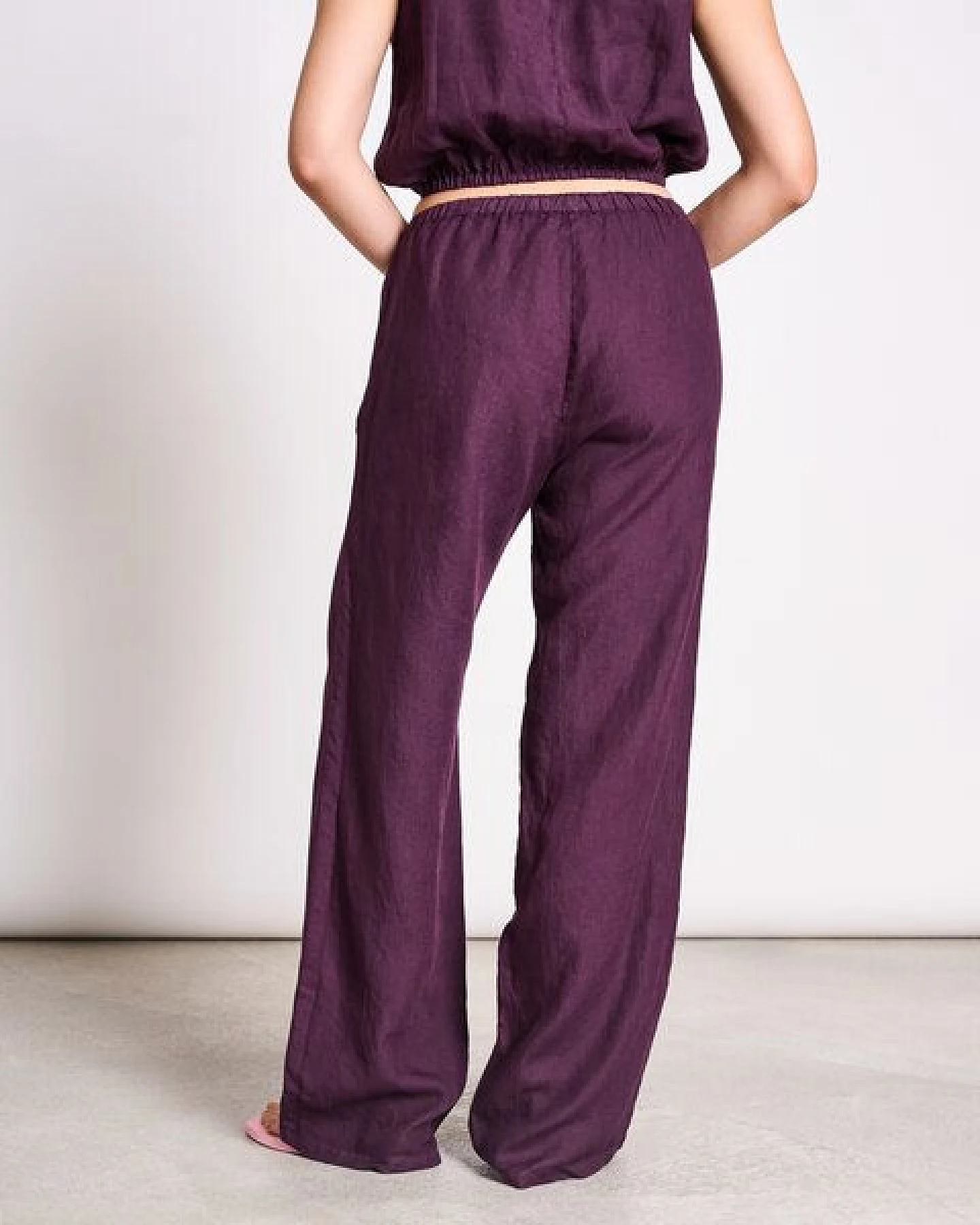 JAN 'N JUNE Leinen-Hose Drawstring SJOV – Ansicht 2