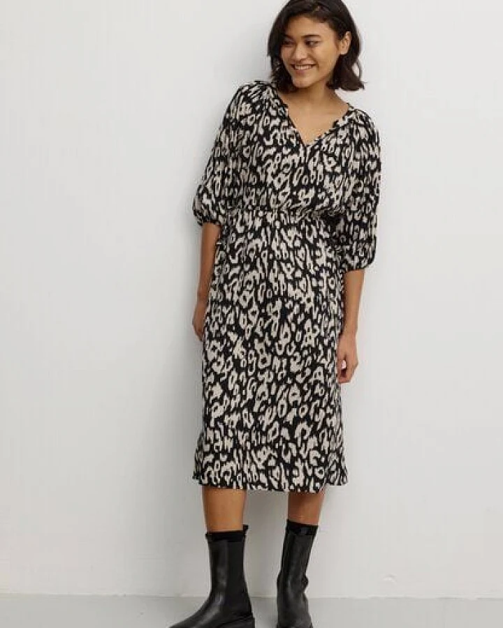 Damen Kleid aus LENZING ECOVERO Viskose - NEMESIA BLOT - recolution