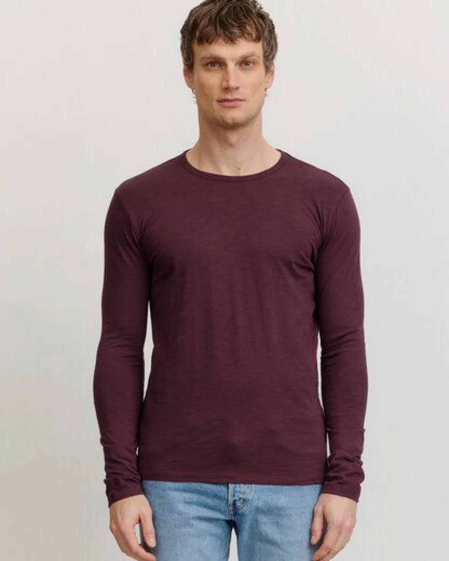 Herren Slub Longsleeve aus Bio-Baumwolle - MACA - recolution – Ansicht 3