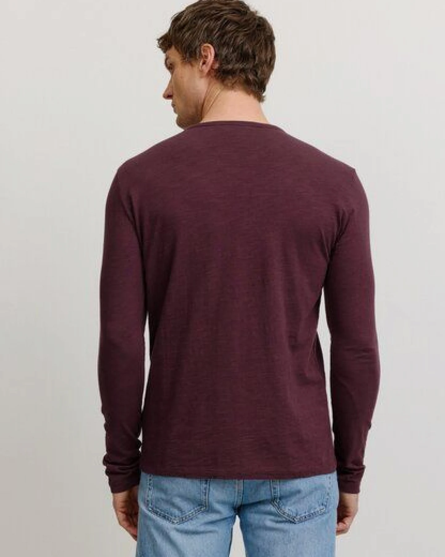 Herren Slub Longsleeve aus Bio-Baumwolle - MACA - recolution – Ansicht 4