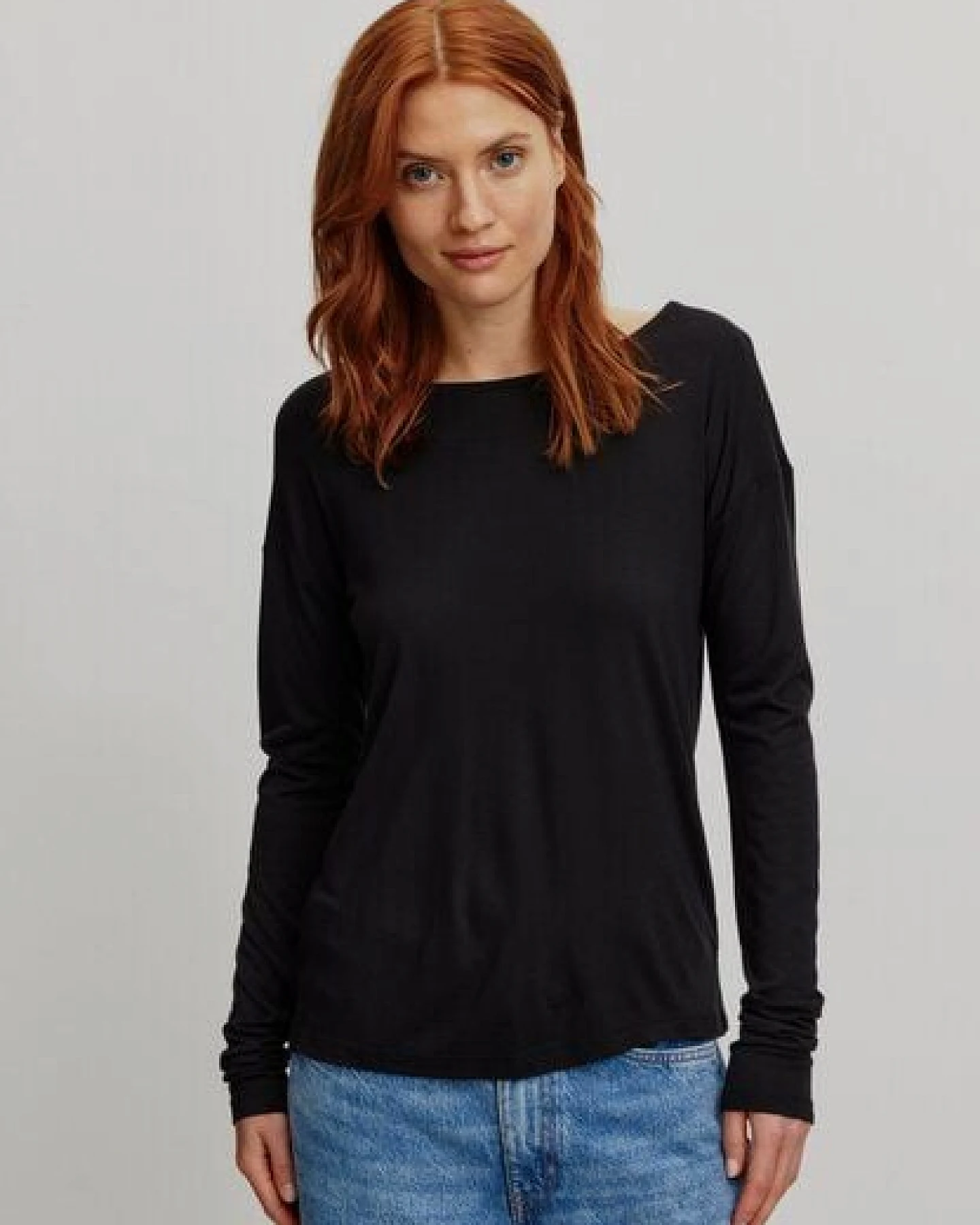 Damen Longsleeve aus LENZING ECOVERO Viskose - FUCHSIA - recolution – Ansicht 4