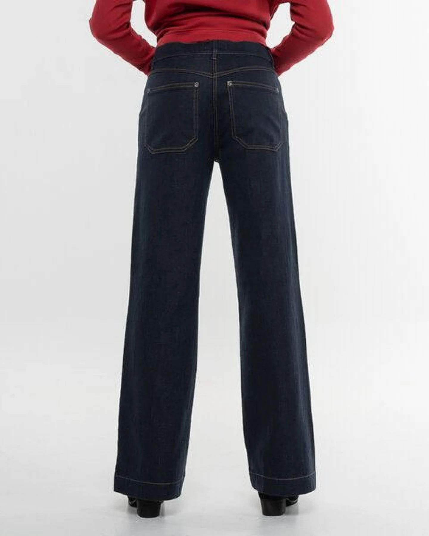 Alma & Lovis Trendige Marlene-Jeans aus Bio-Baumwoll Denim – Ansicht 4