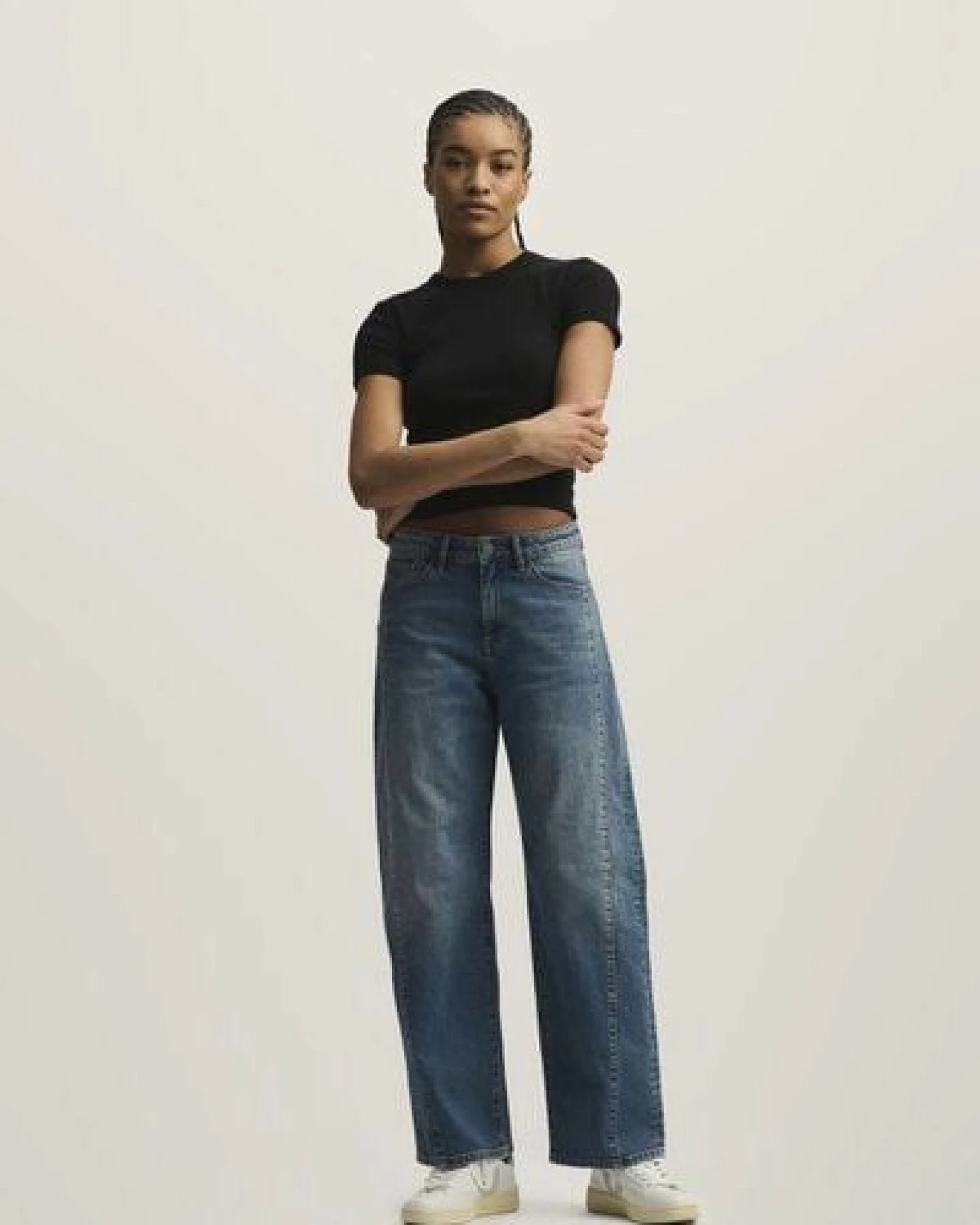 DAWN Jeans ASH Barrell Leg Vintage Blue – Ansicht 2