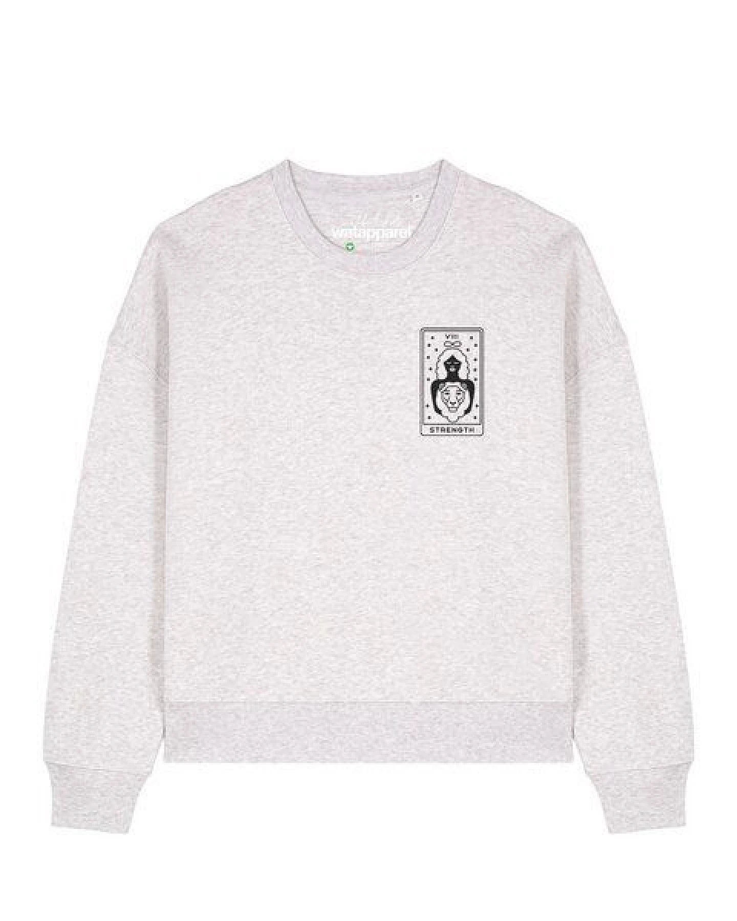 watapparel Sweatshirt Frauen Tarot Strength – Ansicht 2