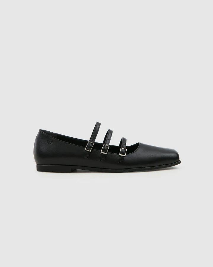 Prev Damen vegan Schuhe Maria Ii Schwarz