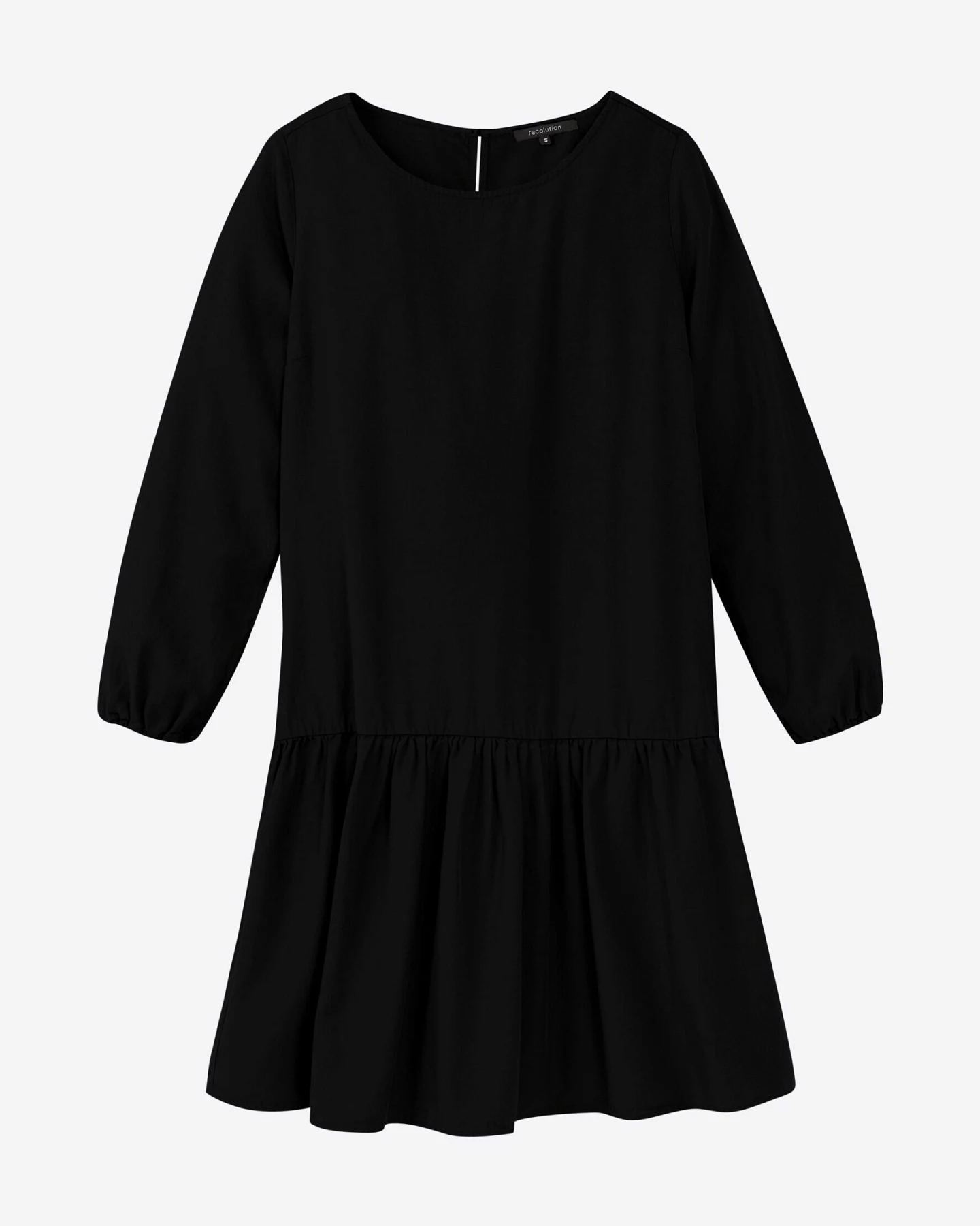 Recolution Damen vegan Kleid Nepeta Schwarz – Ansicht 2