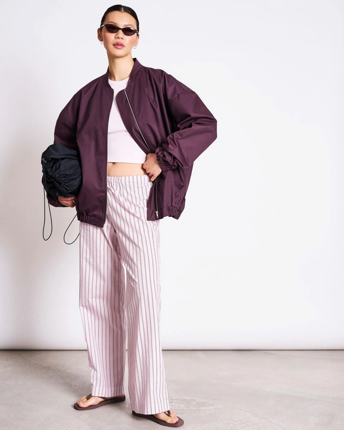 JAN 'N JUNE Damen vegan Blouson Tanaro Cherry Lacquer – Ansicht 2