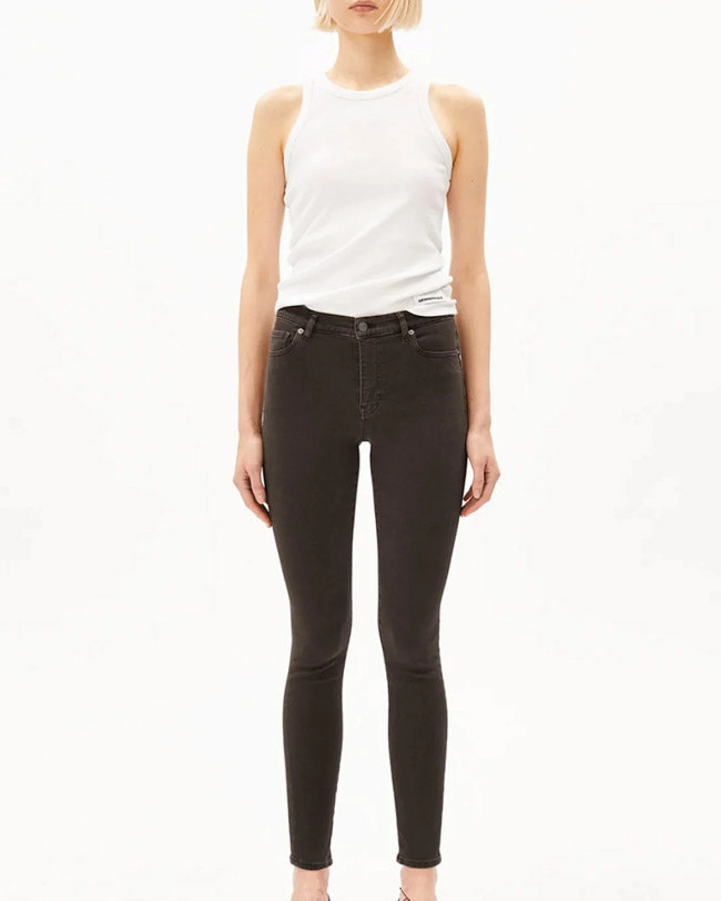 ARMEDANGELS Damen vegan Jeans Tillaa Skinny Claystone – Ansicht 2