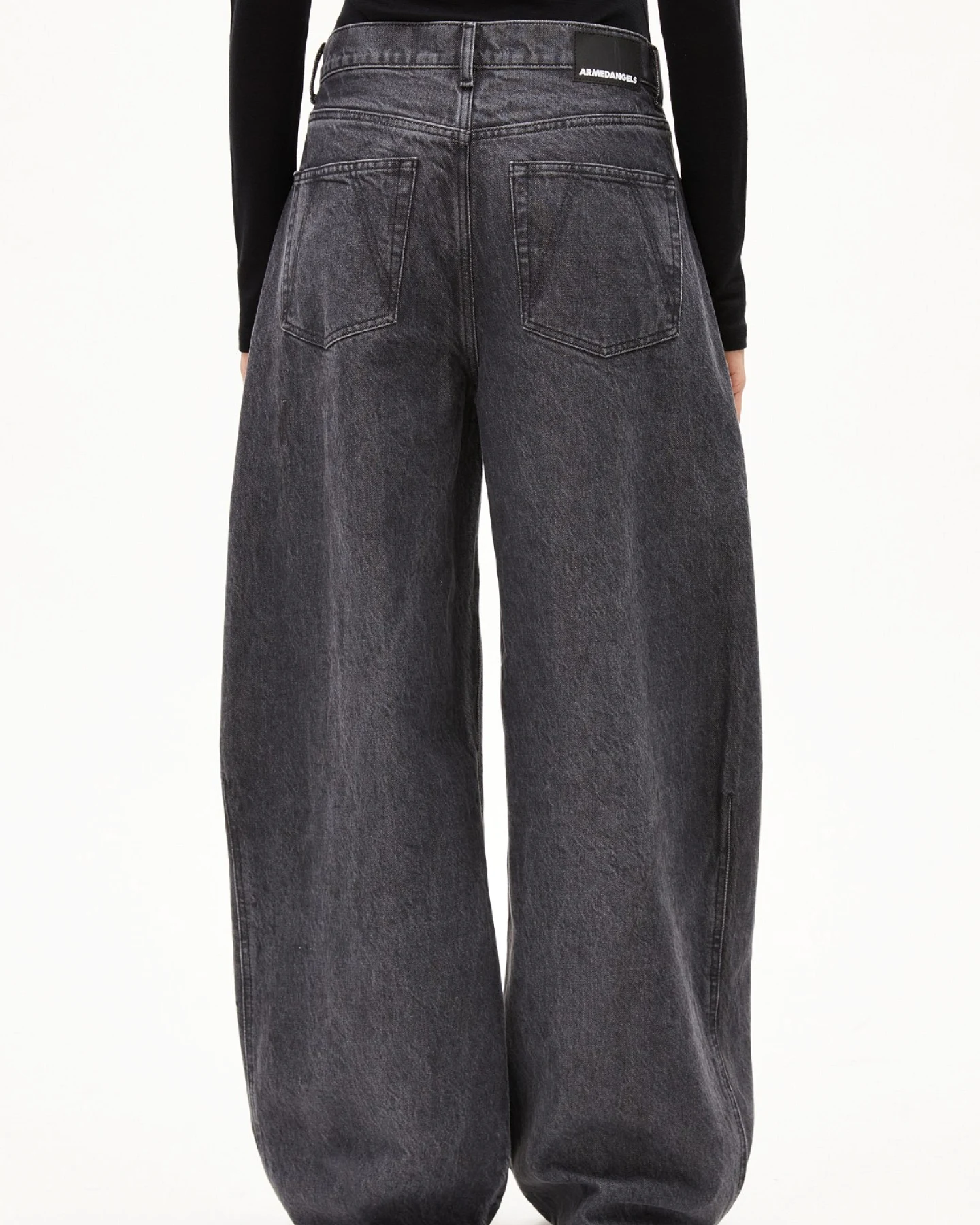 Jeans Aalthea Mid Waist Barrel Corno – Ansicht 2