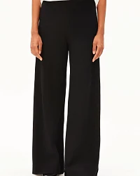 Produktseite: Hose Basic Jersey Wide Leg Schwarz