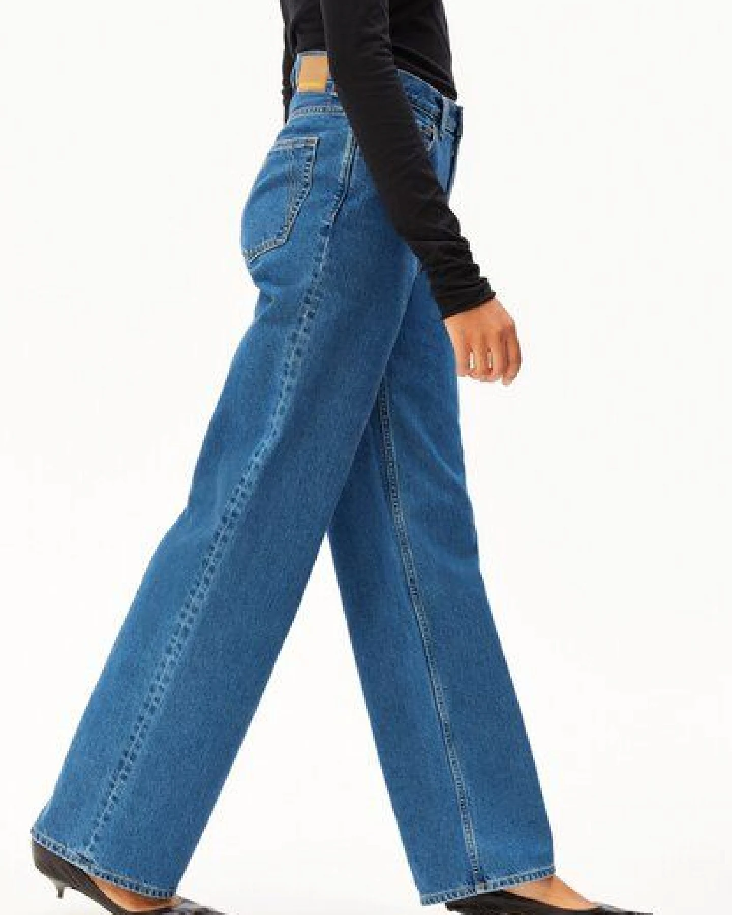 ARMEDANGELS ENIJAA Damen Wide Jeans recycelter Baumwolle – Ansicht 4