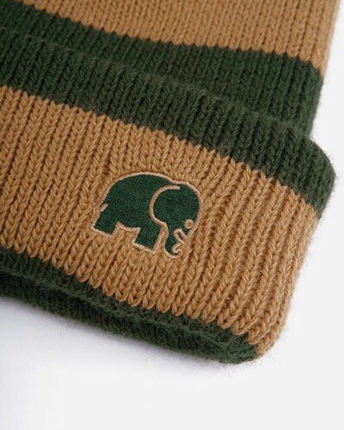 Trendsplant Montcabrer Beanie Emmerald/Dune – Ansicht 3