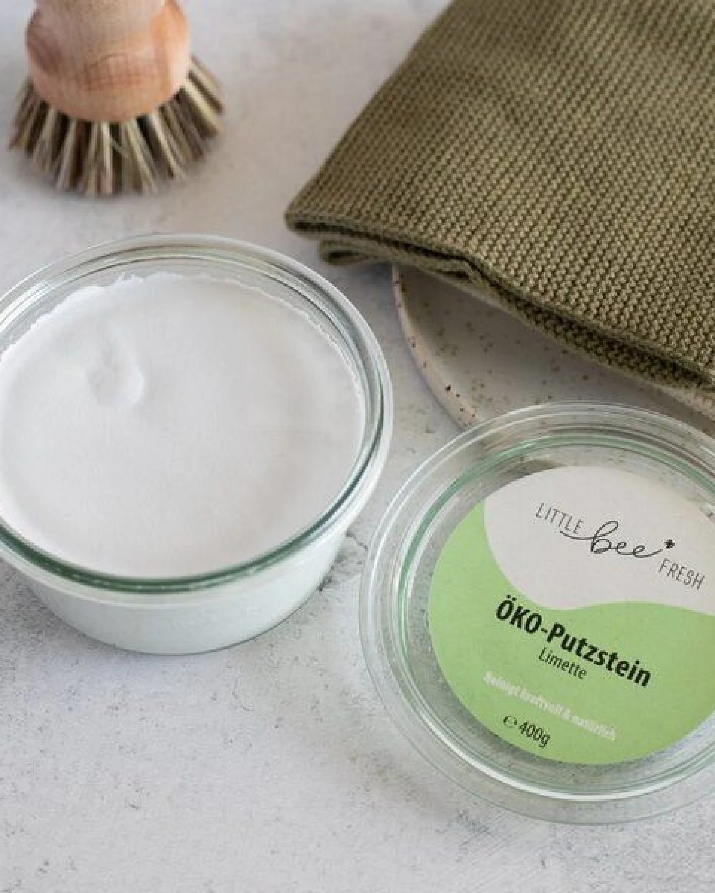 little bee fresh Ökologischer Putzstein - im Weckglas 400g – Ansicht 2
