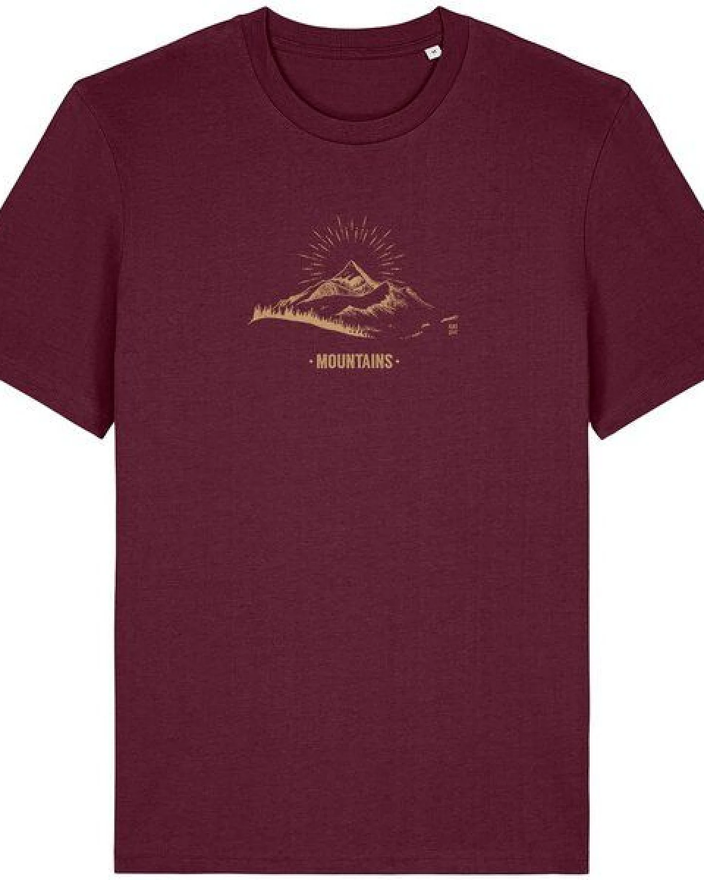 Kultgut Artdesign- Biofair Shirt / Hand Drawn Mountains – Ansicht 3