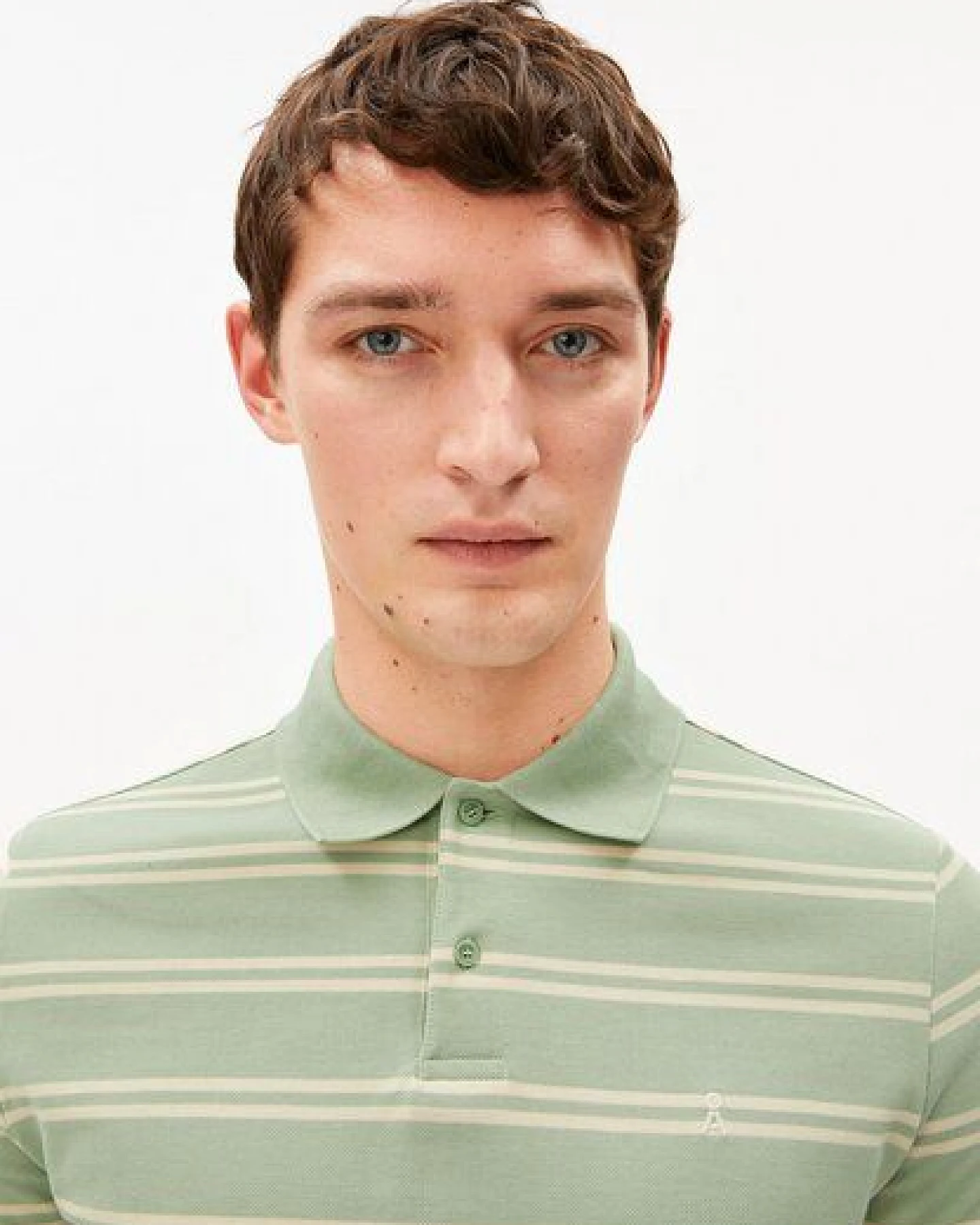 ARMEDANGELS STRIPED POLO Herren Polo-Shirt aus 100% Bio-Baumwolle – Ansicht 3
