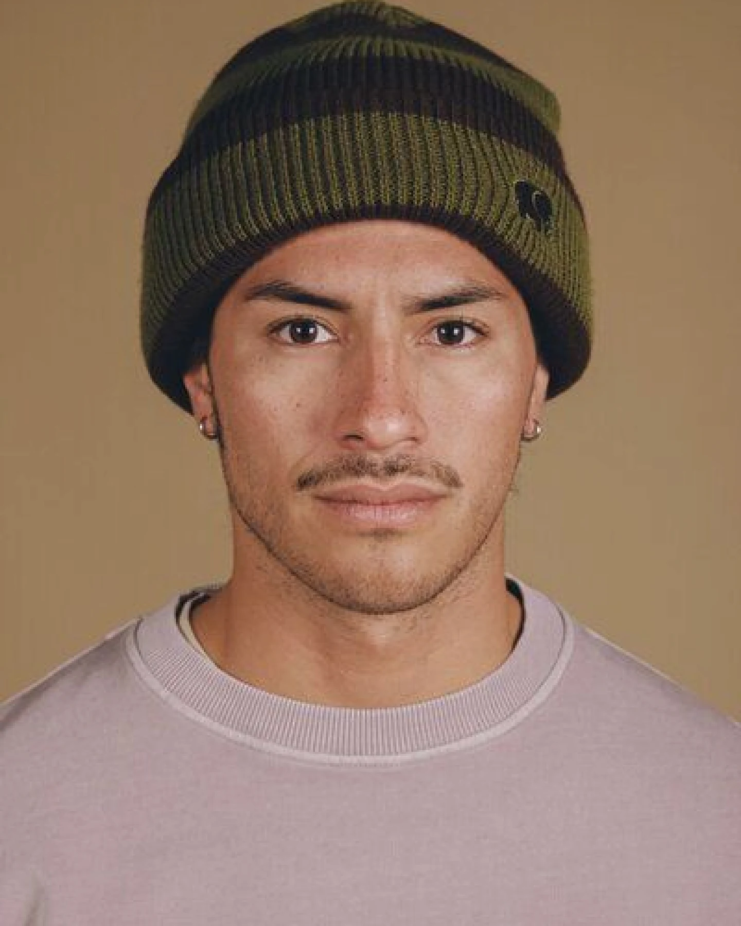 Trendsplant Montcabrer Beanie Khaki/Coffee – Ansicht 2