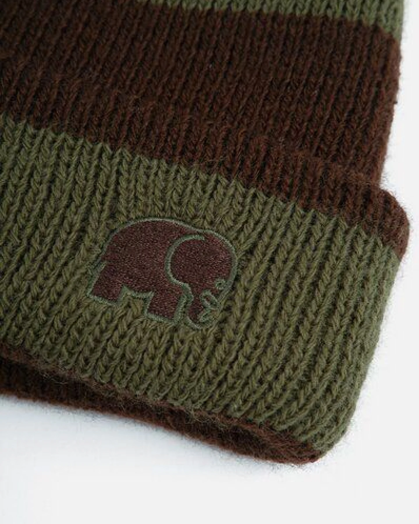 Trendsplant Montcabrer Beanie Khaki/Coffee – Ansicht 3