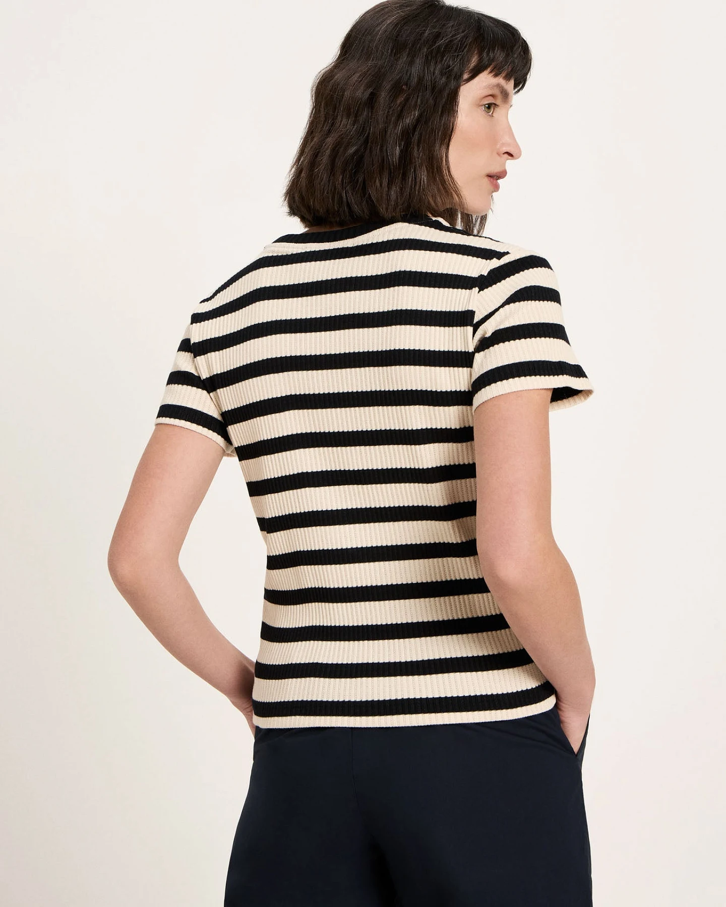Shirt mit Streifen (GOTS) – Ansicht 4