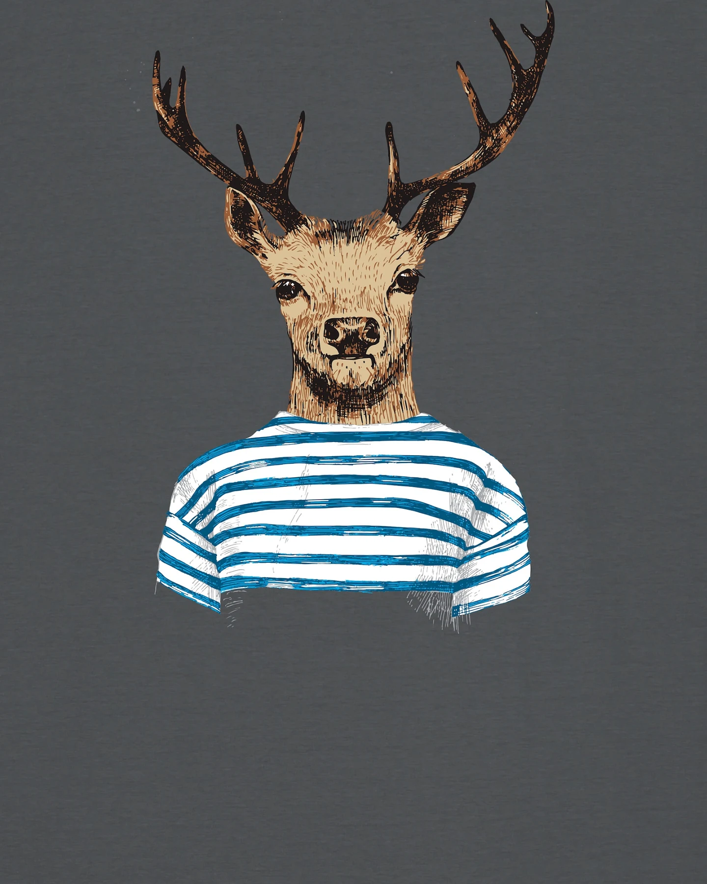 Watapparel Shirt Hirsch – Ansicht 3