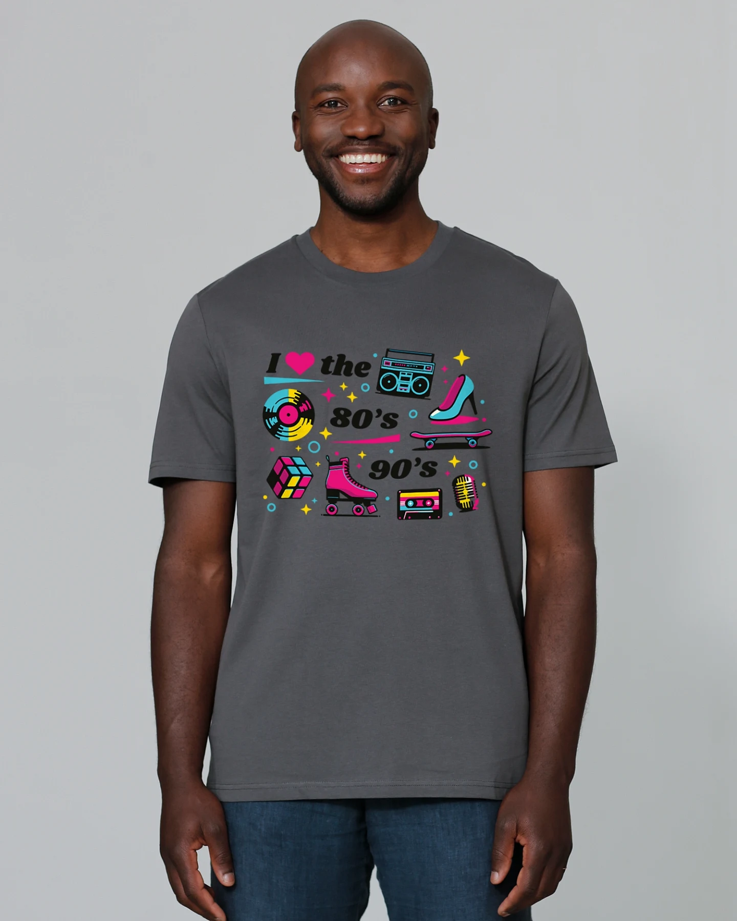 Watapparel T-Shirt 80s Love – Ansicht 2