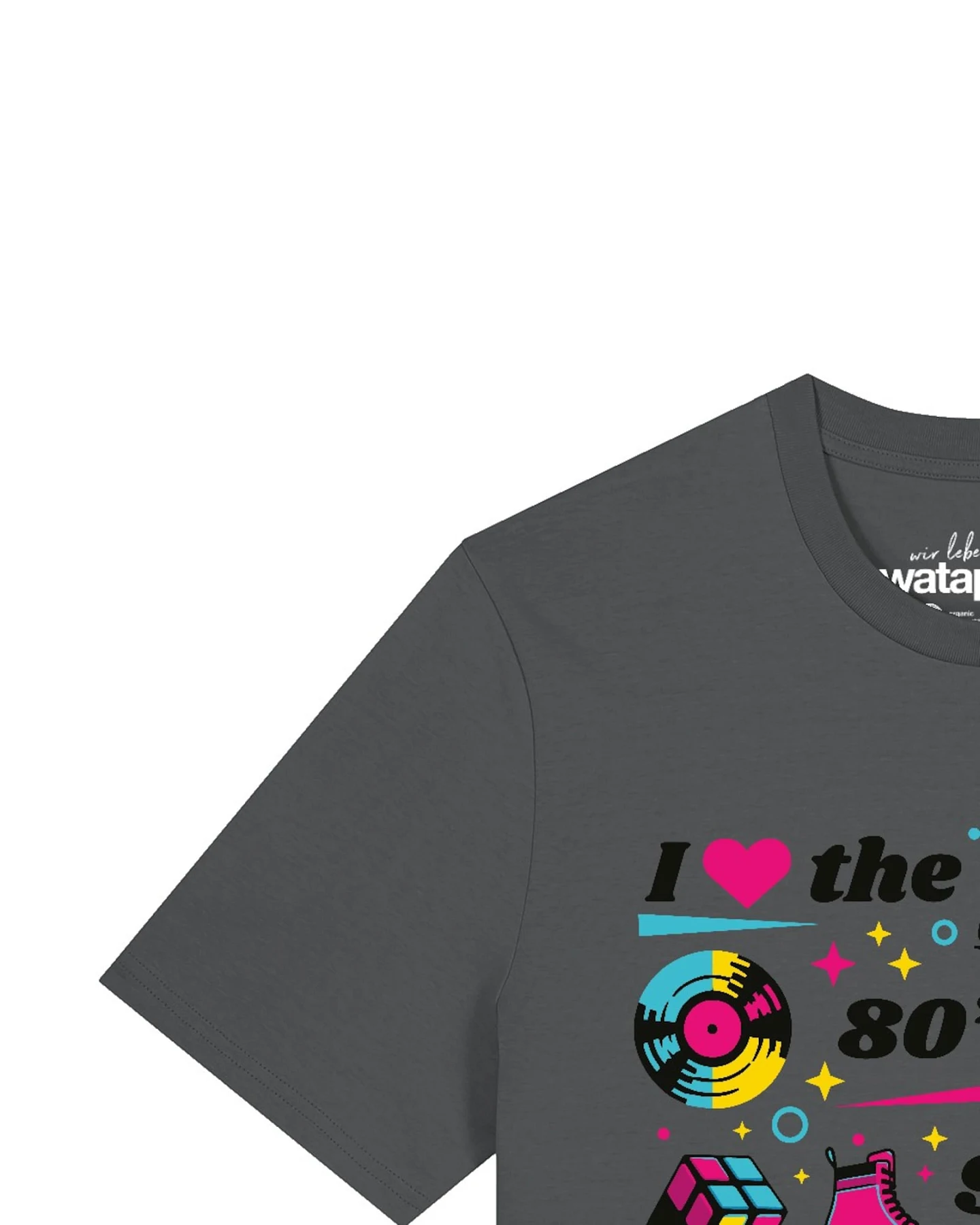 Watapparel T-Shirt 80s Love – Ansicht 3