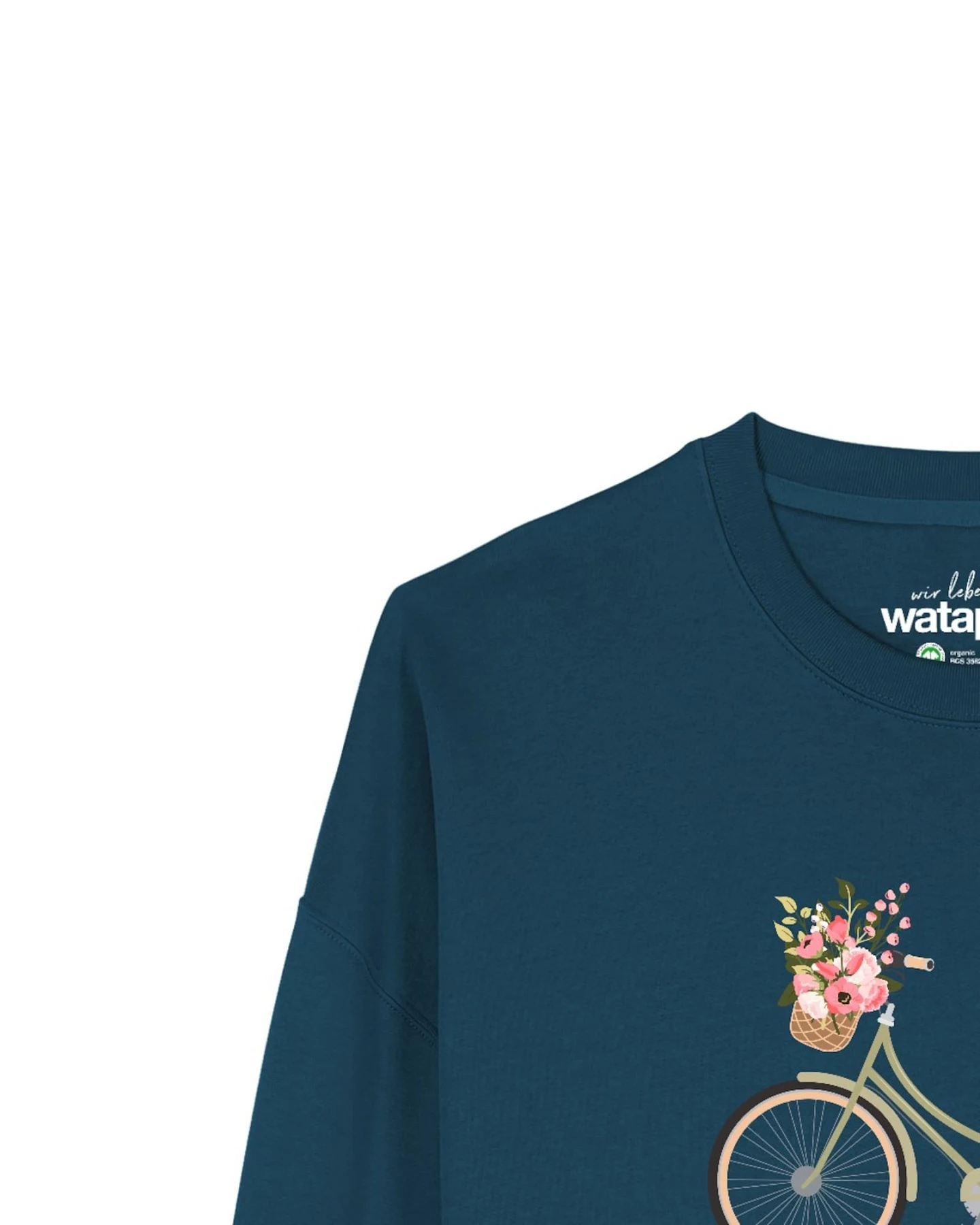 Watapparel Sweatshirt Damenfahrrad – Ansicht 3