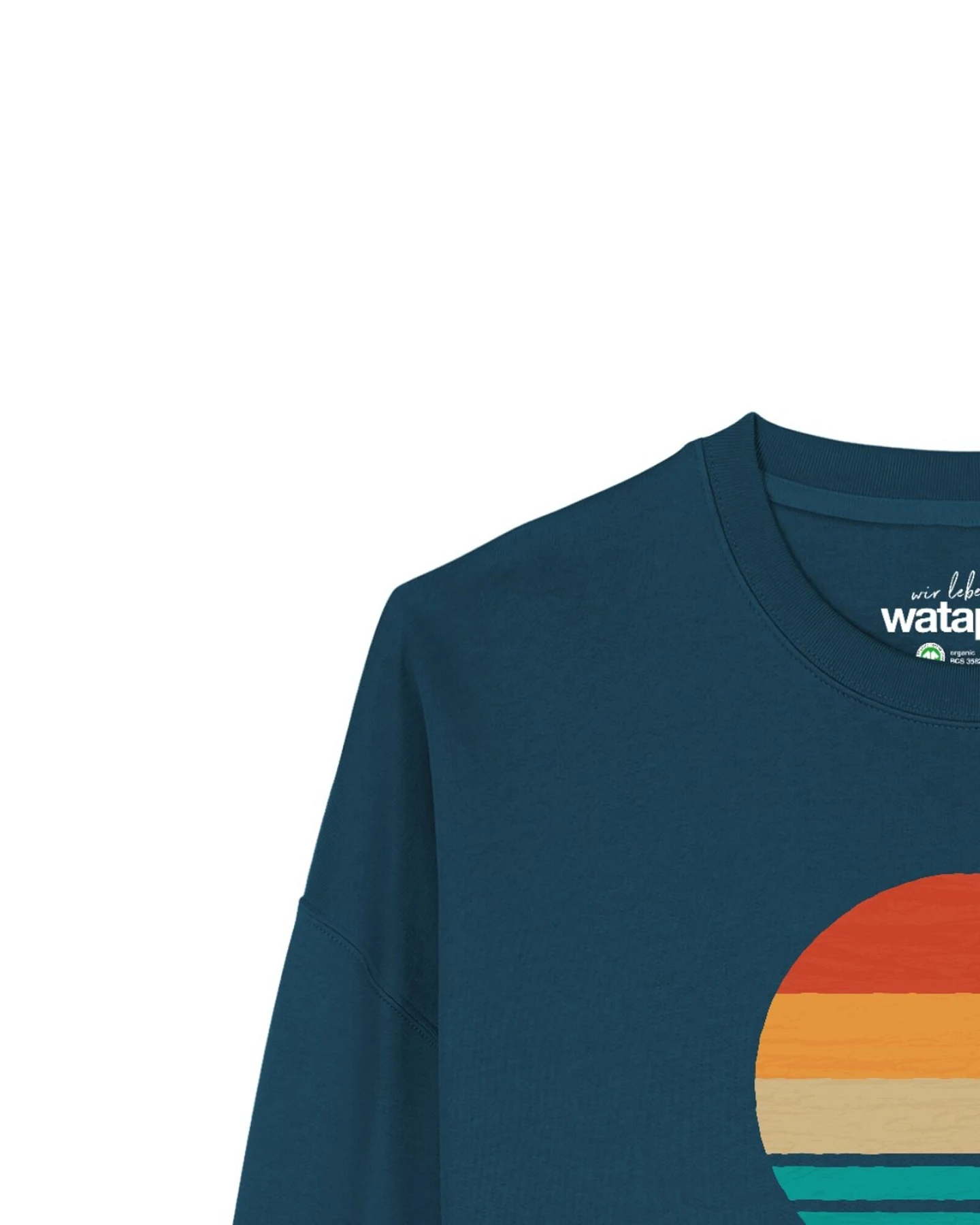 Watapparel Sweatshirt Retro Sunset Ocean – Ansicht 3