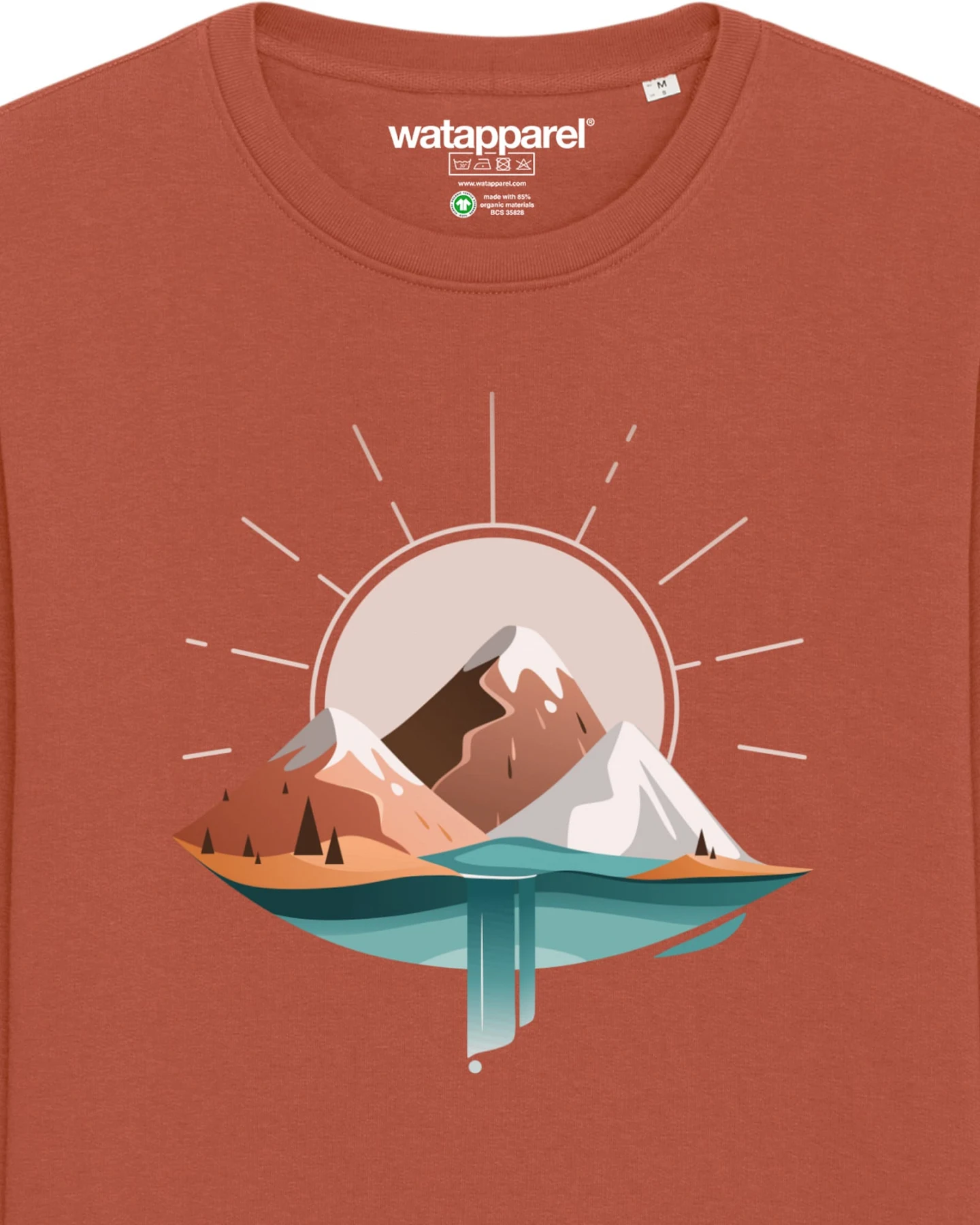 Watapparel Sweatshirt Sunrise & Lake – Ansicht 3