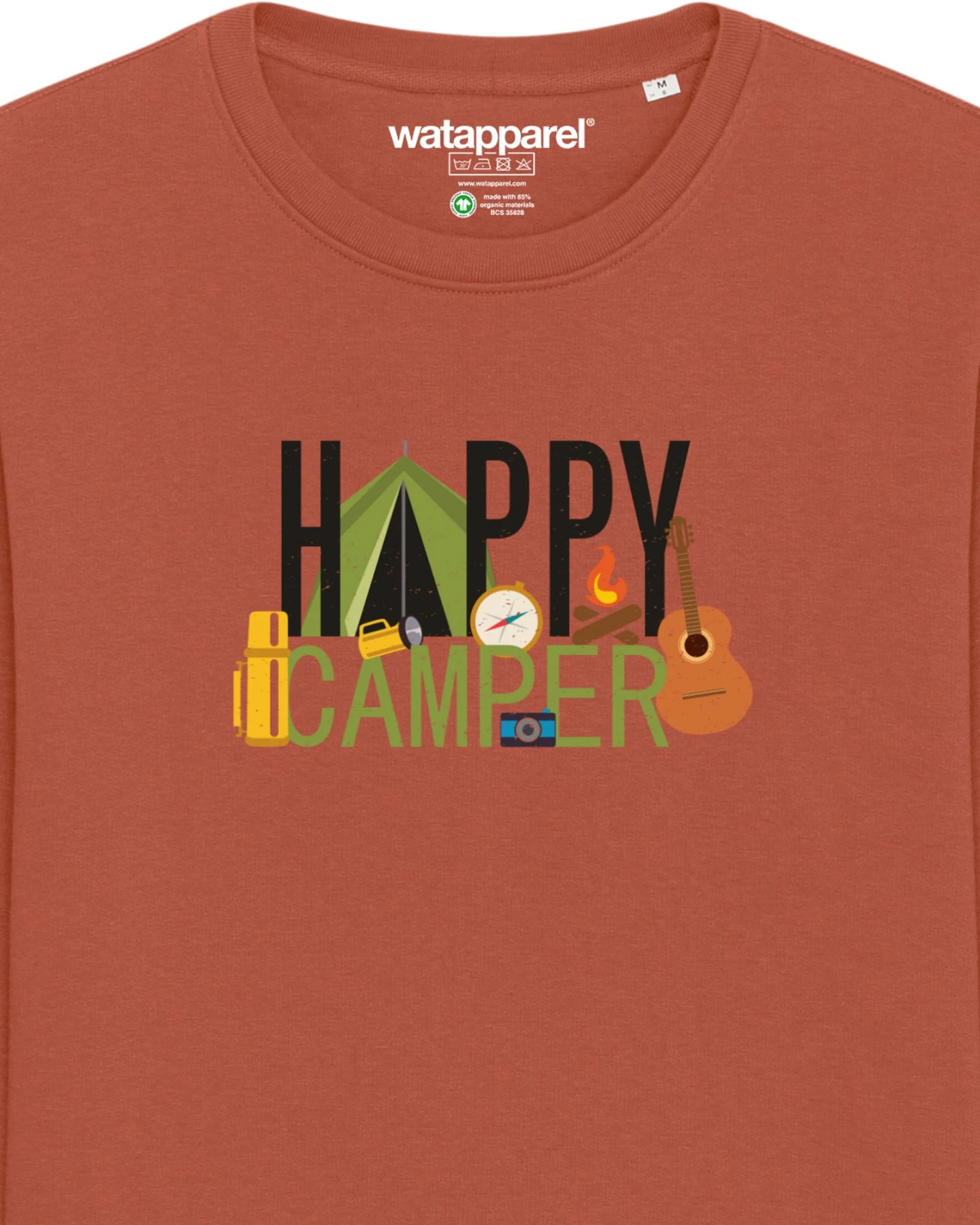 Watapparel Sweatshirt Happy Camper – Ansicht 3