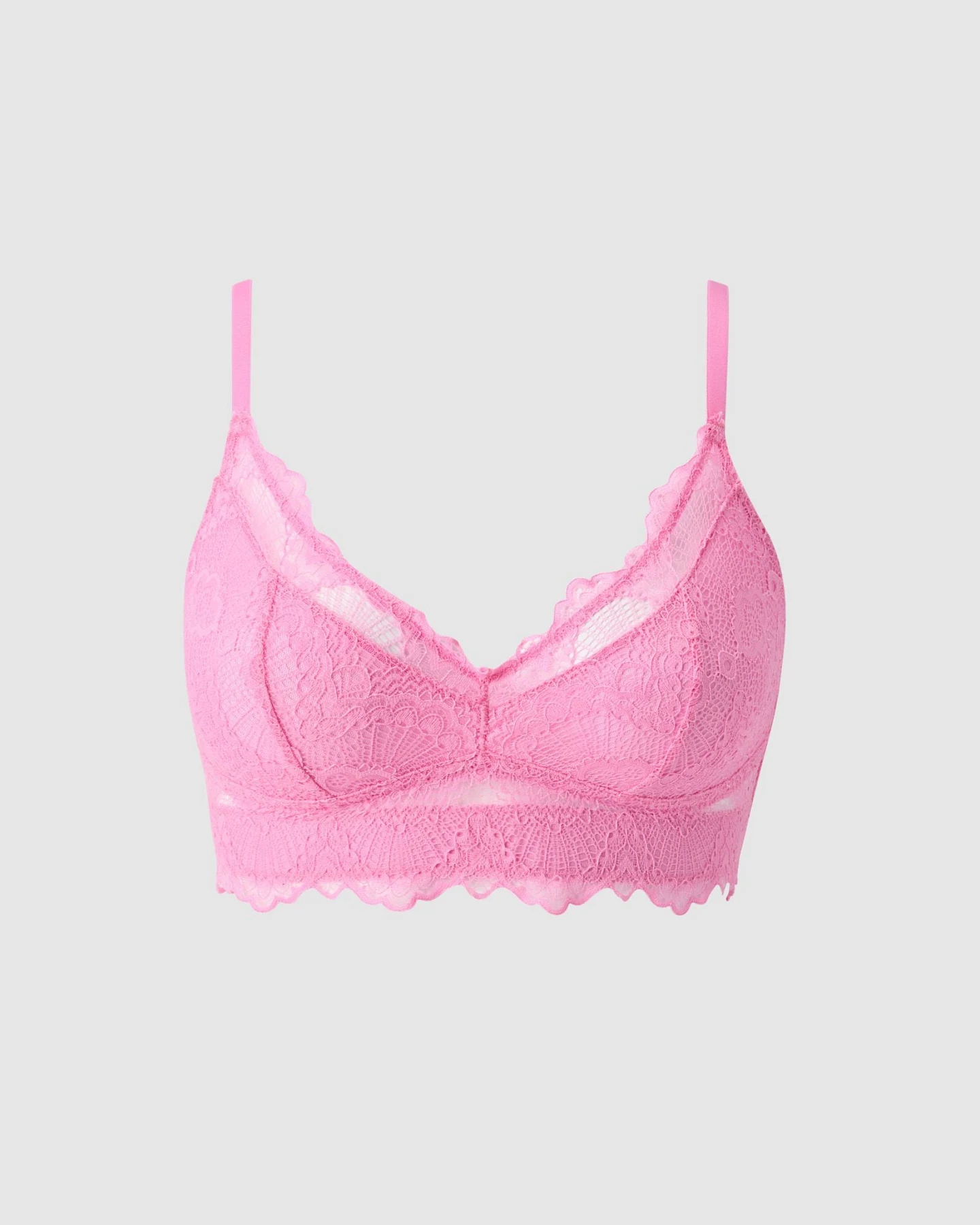 Understatement Damen vegan Bralette Candy Pink – Ansicht 2