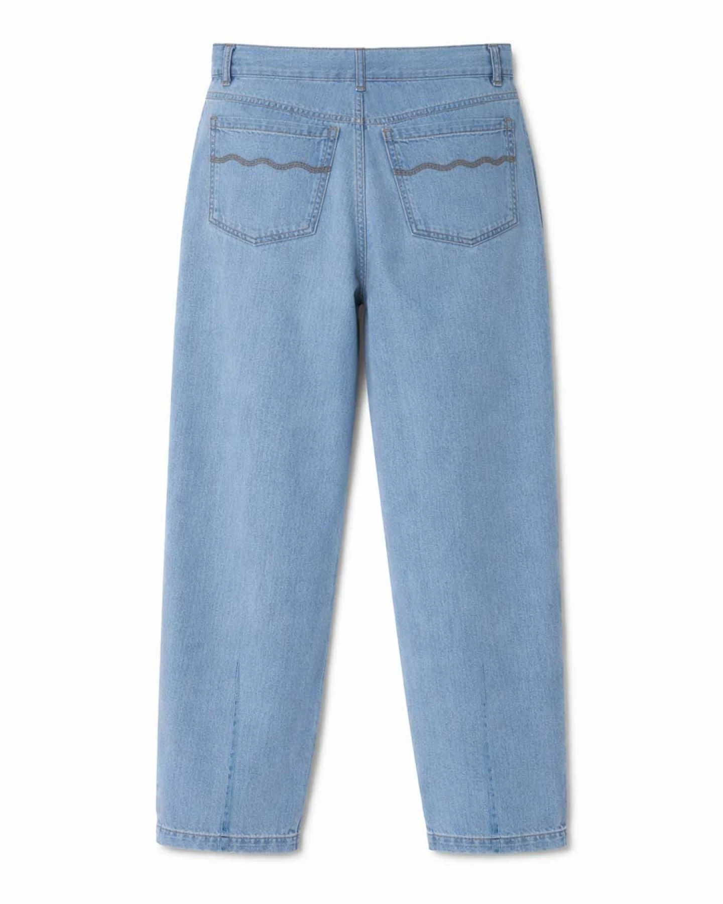 TWOTHIRDS Damen vegan Jeans Haruku Denim Hellblau – Ansicht 2