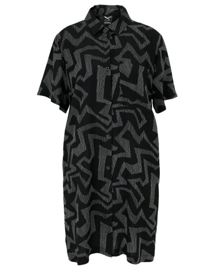 Iriedaily - Women's Lucie Shirt Dress - Kleid Gr S schwarz