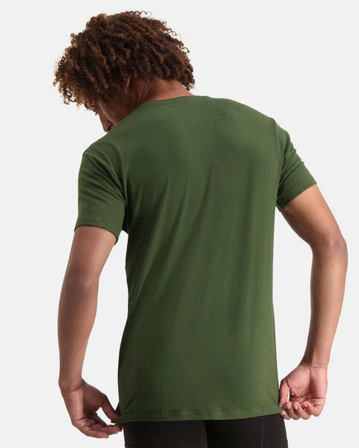 Bamboo Basics Rundhals T-Shirt RUBEN aus Bambusviskose / Biobaumwolle (2er Pack) – Ansicht 3