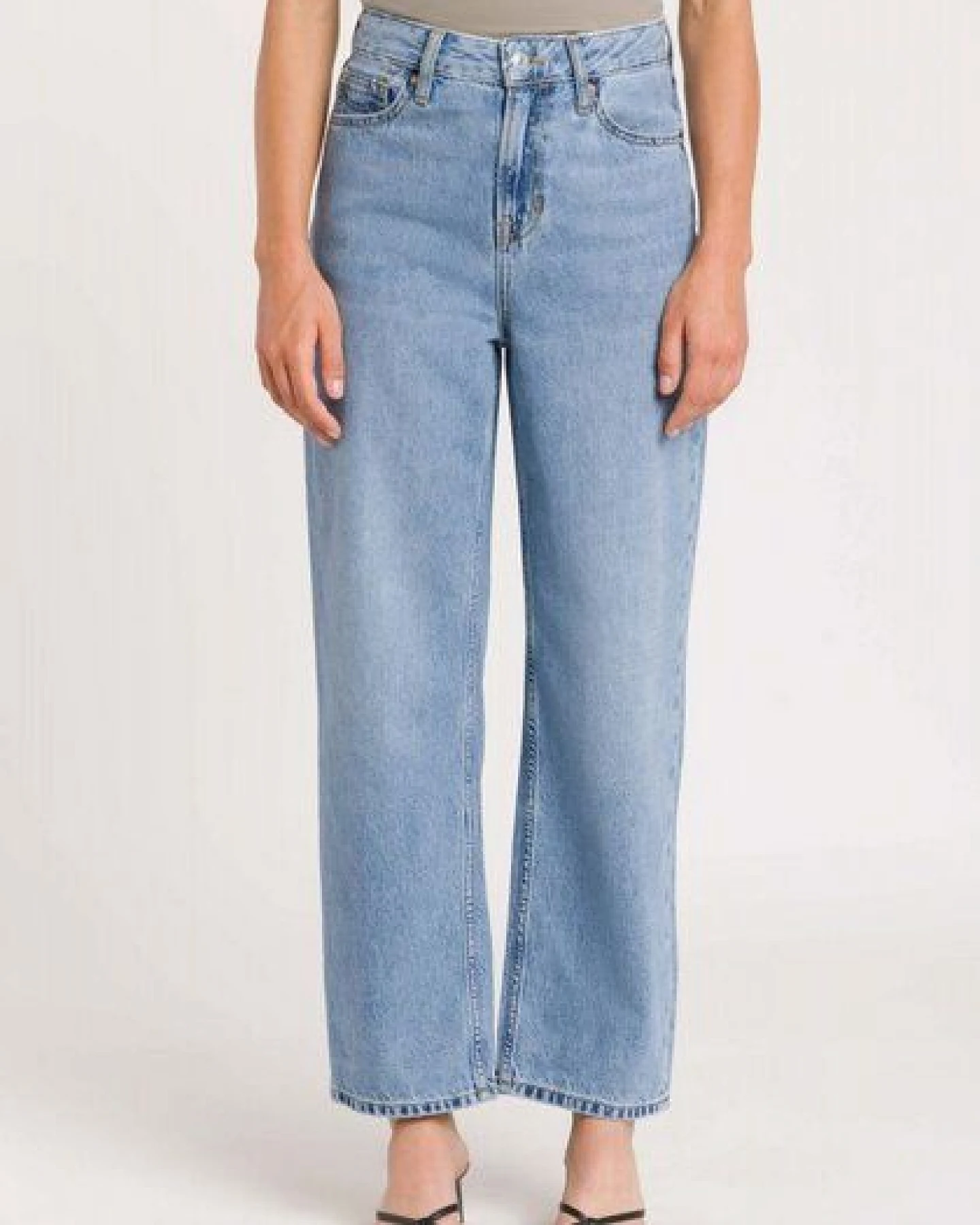 Kings Of Indigo Liora Cropped Super High Rise Straight Cindy Light Used – Ansicht 2