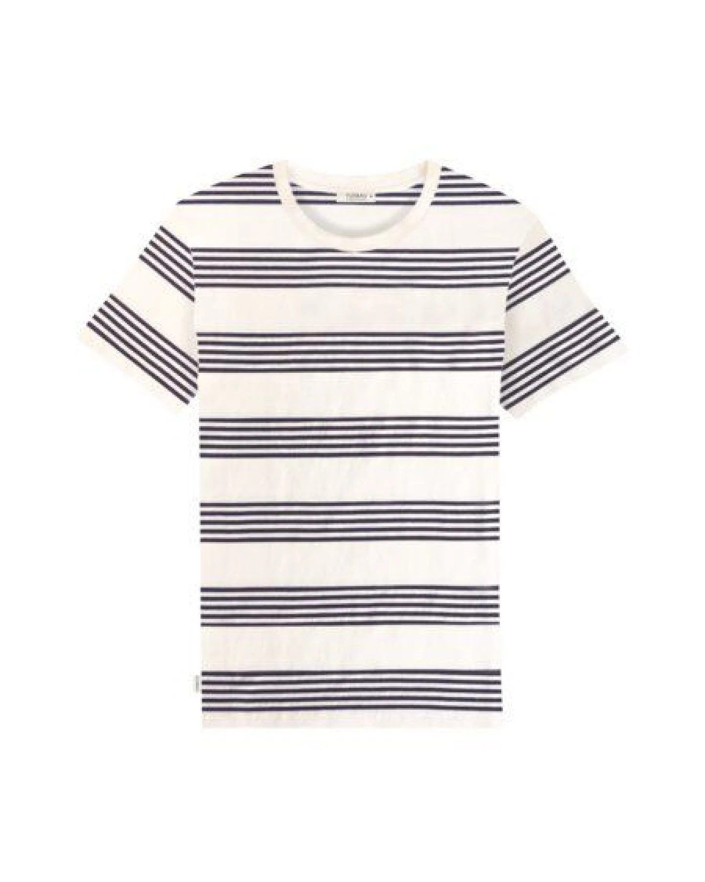 FUXBAU FF Männer Streifenshirt - creme navy – Ansicht 2