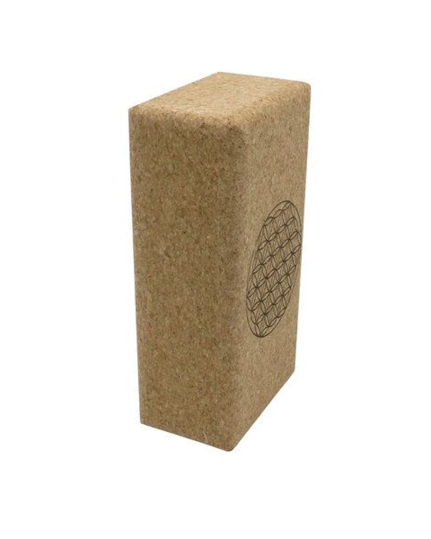 Just Be Yoga Block Kork - Blume des Lebens – Ansicht 3