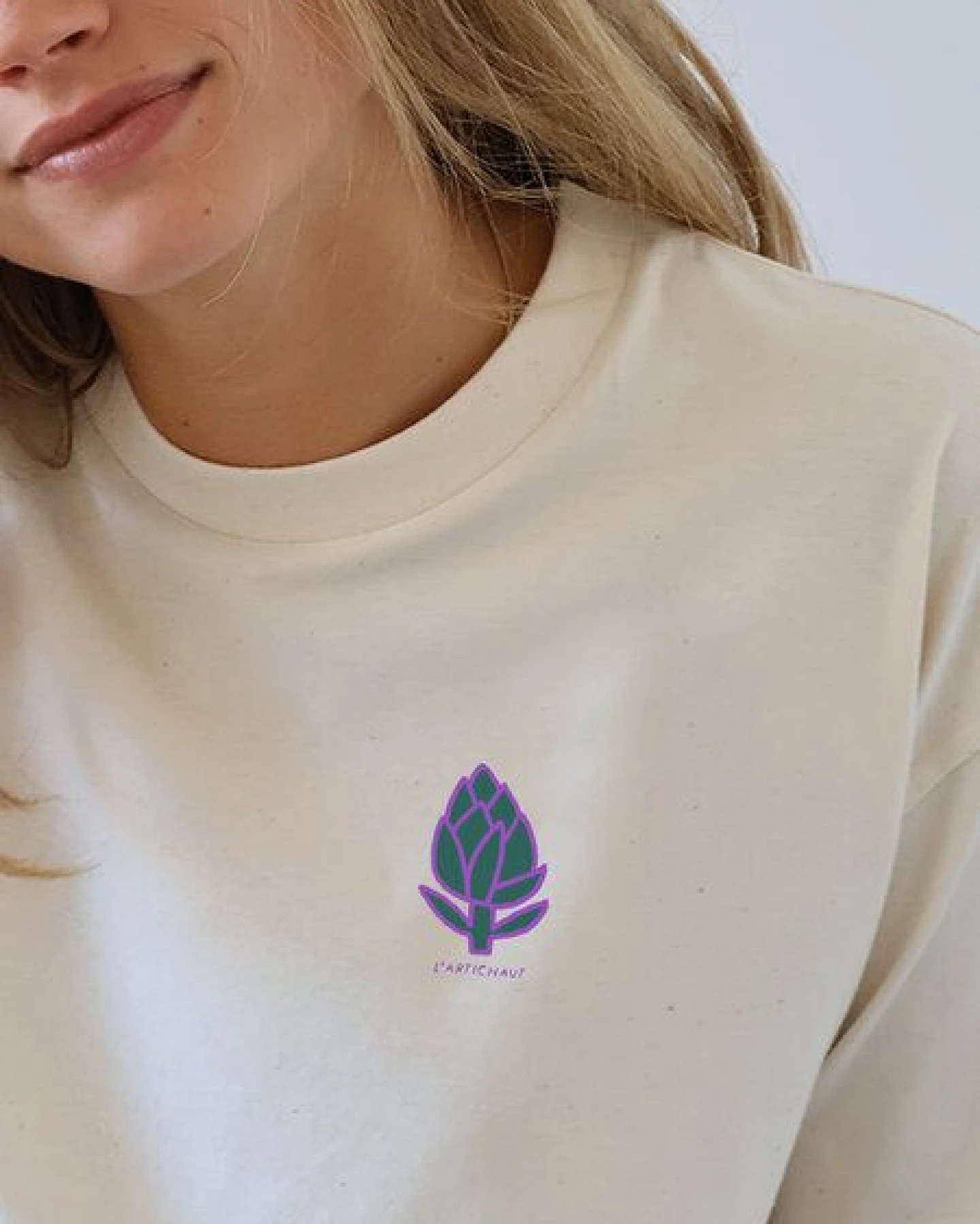 Kultgut Artdesign - Biofair Shirt - Boxi Styl / l'artichaut – Ansicht 2