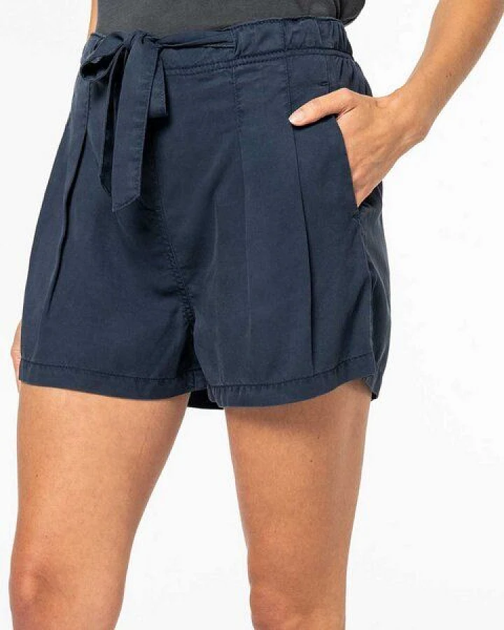 YTWOO Damenshorts mit Paperbag Bund aus 100% Lyocellfasern