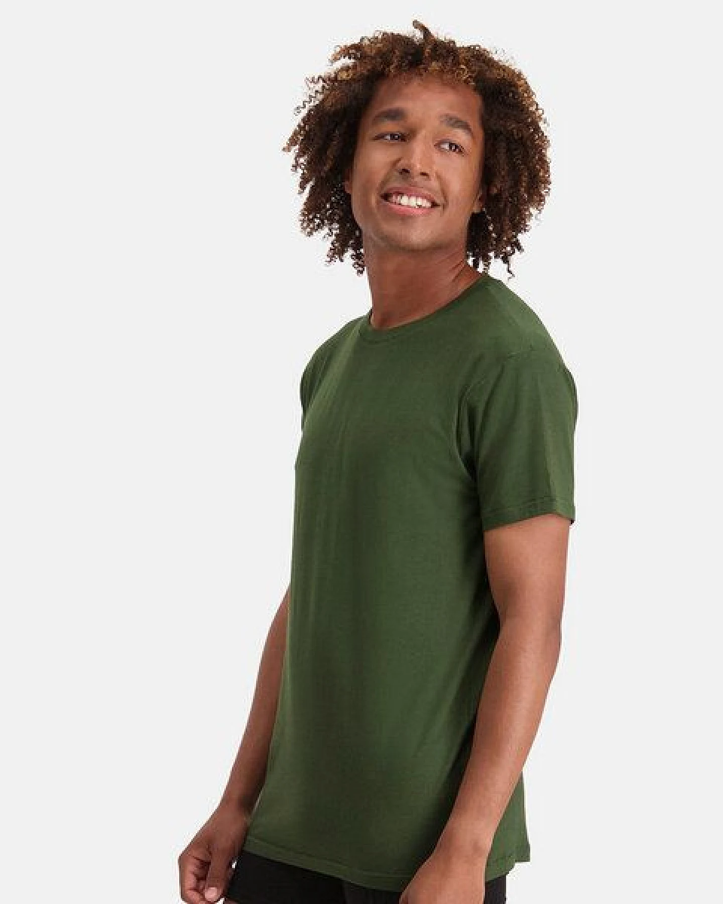 Bamboo Basics Rundhals T-Shirt RUBEN aus Bambusviskose / Biobaumwolle (2er Pack) – Ansicht 2