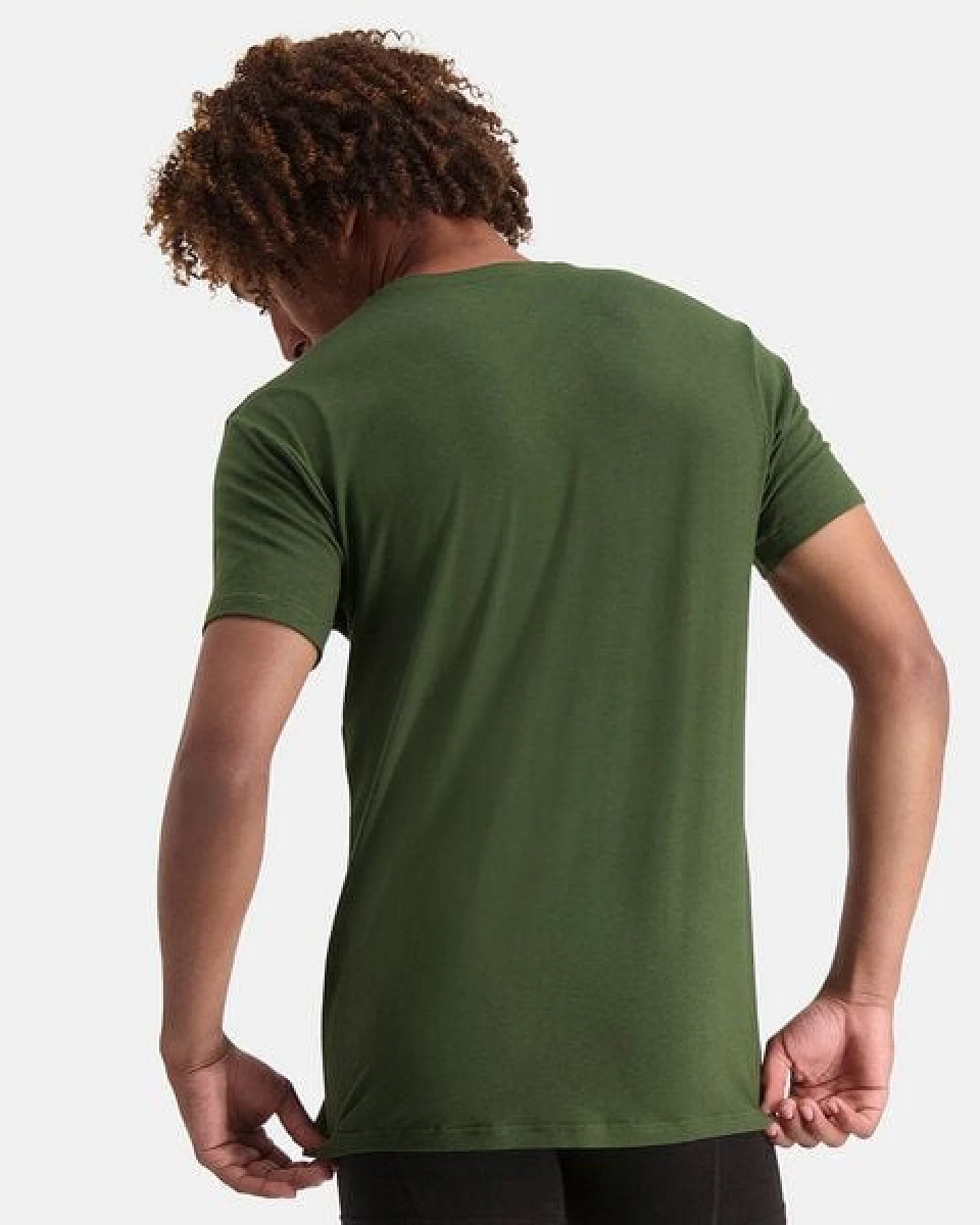 Bamboo Basics Rundhals T-Shirt RUBEN aus Bambusviskose / Biobaumwolle (2er Pack) – Ansicht 3