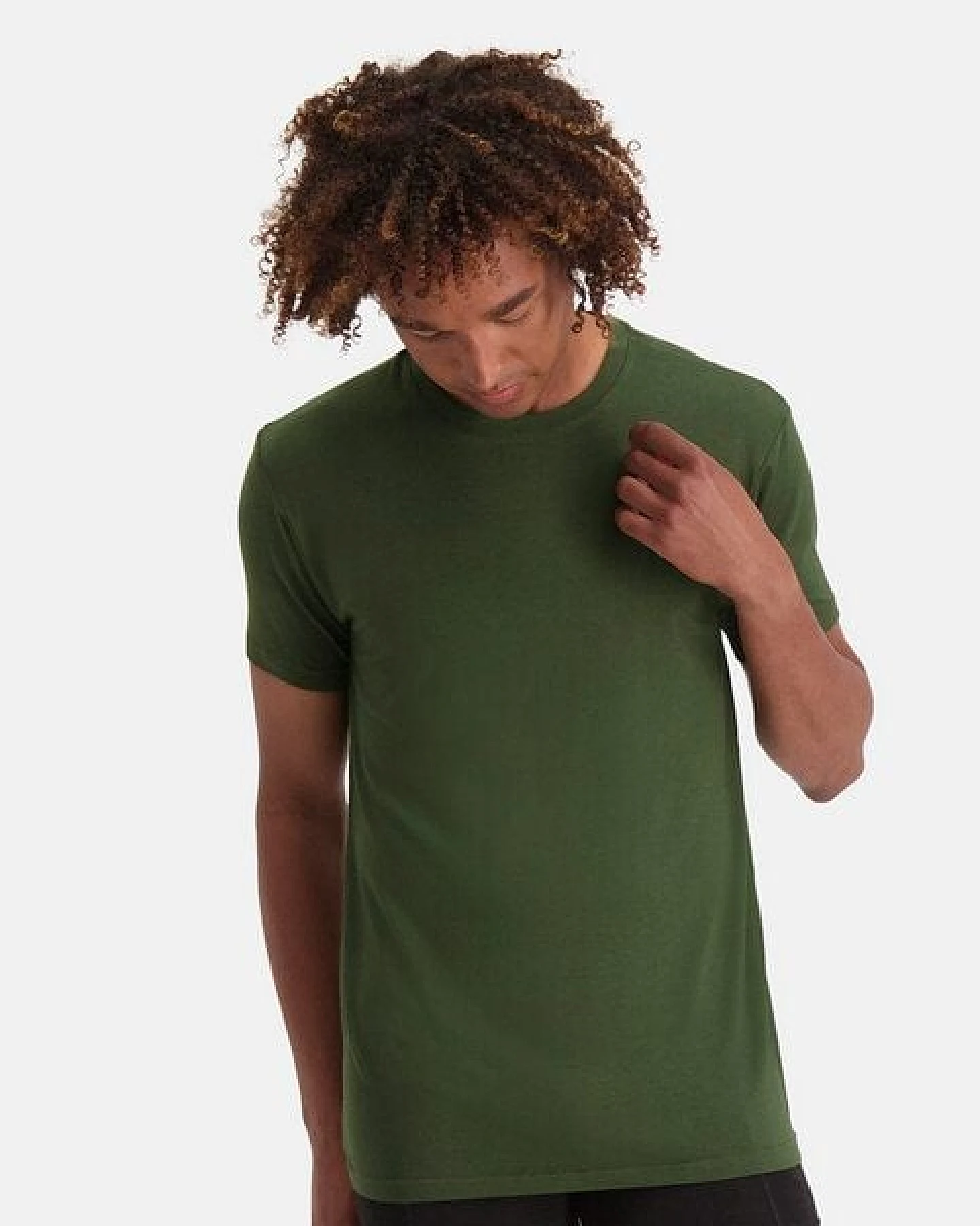 Bamboo Basics Rundhals T-Shirt RUBEN aus Bambusviskose / Biobaumwolle (2er Pack) – Ansicht 4