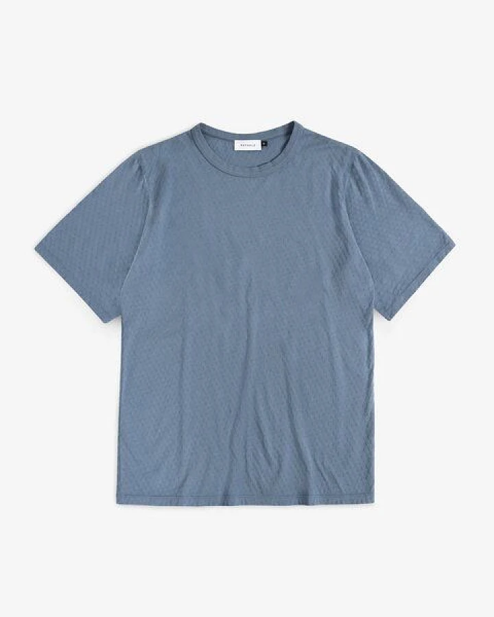 Rotholz Strukturiertes T-Shirt