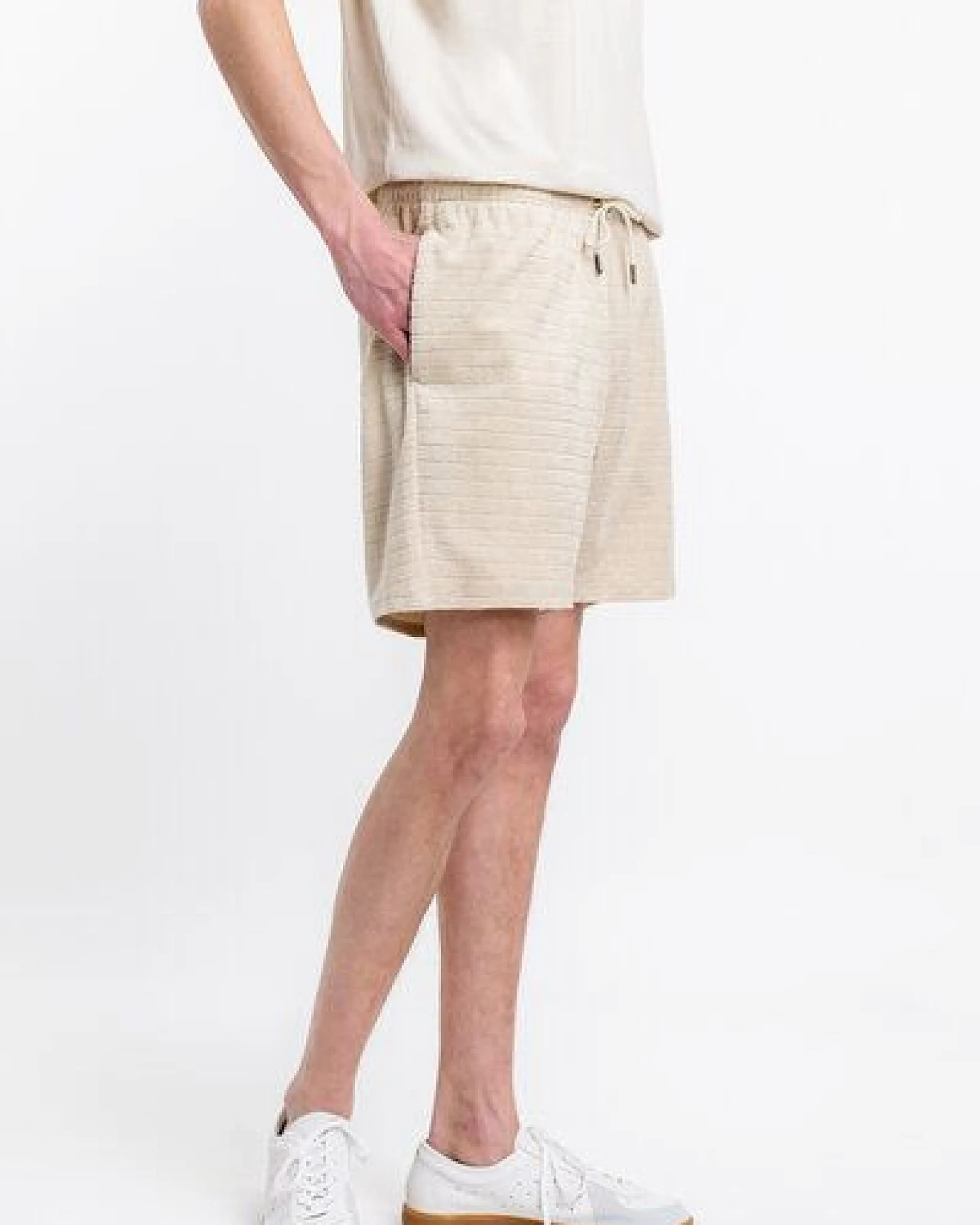 Rotholz Frottee Shorts aus Bio-Baumwolle – Ansicht 3