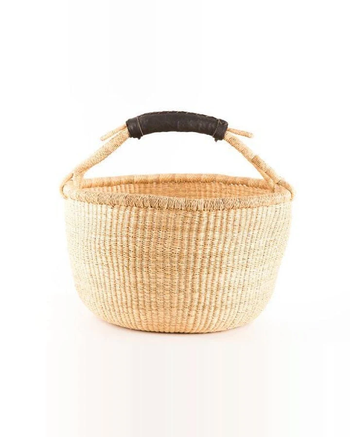 the basket room Bolga Korb - Einkaufs- & Aufbewahrungskorb - Natural