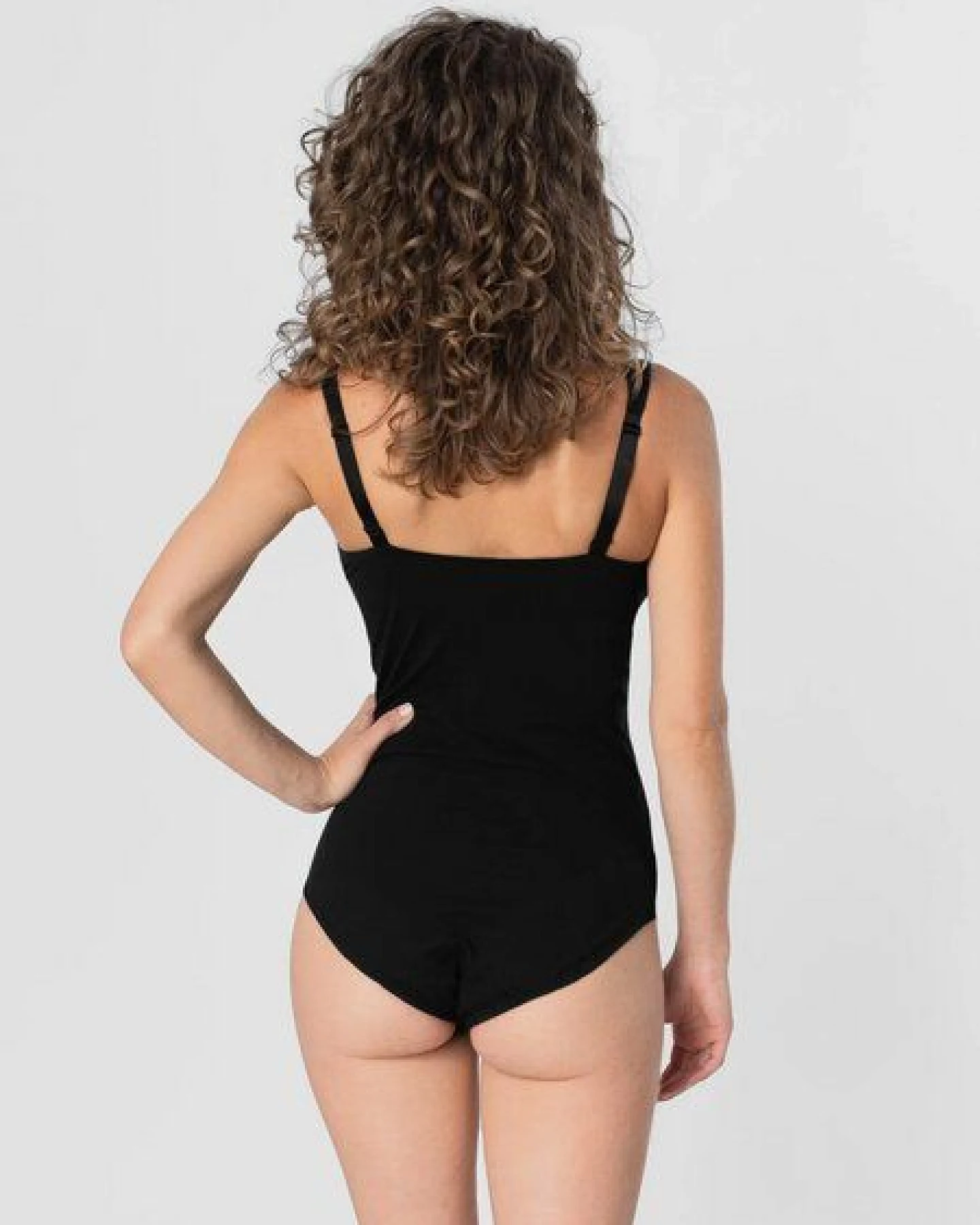 erlich textil Magdalena Body mit Spitze und Baumwolle, made in Europe – Ansicht 2